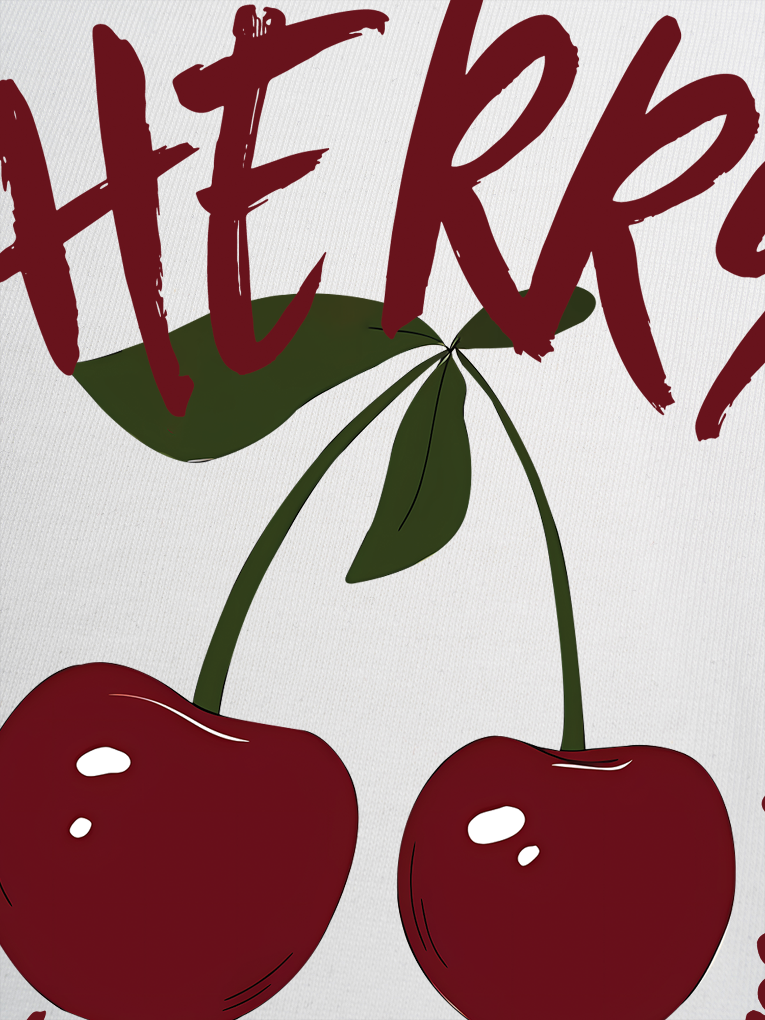 Áo Thun Ringer Relaxed Fit Cherry Cute