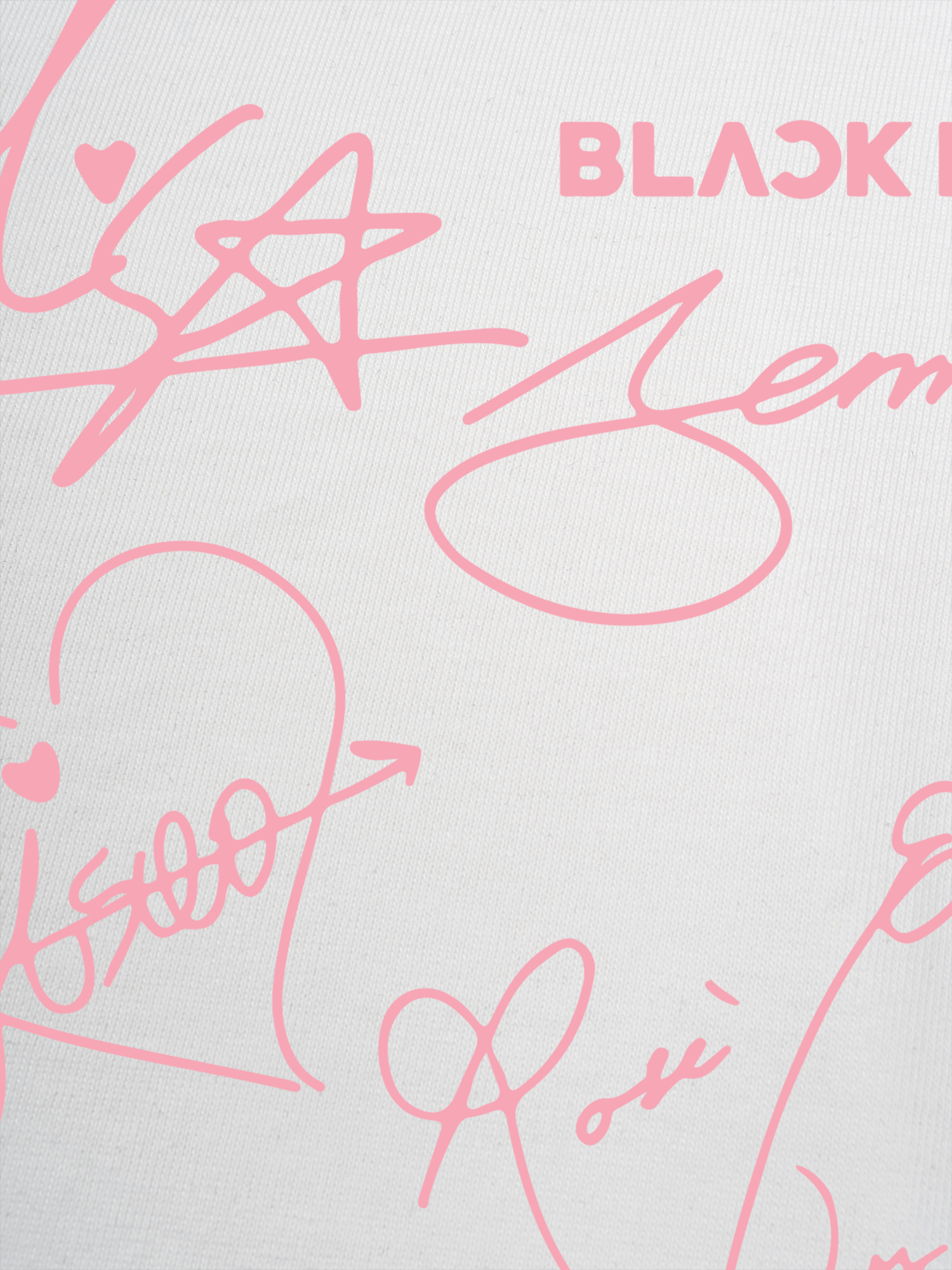 Áo Thun Ringer Relaxed Fit BlackPink Sign