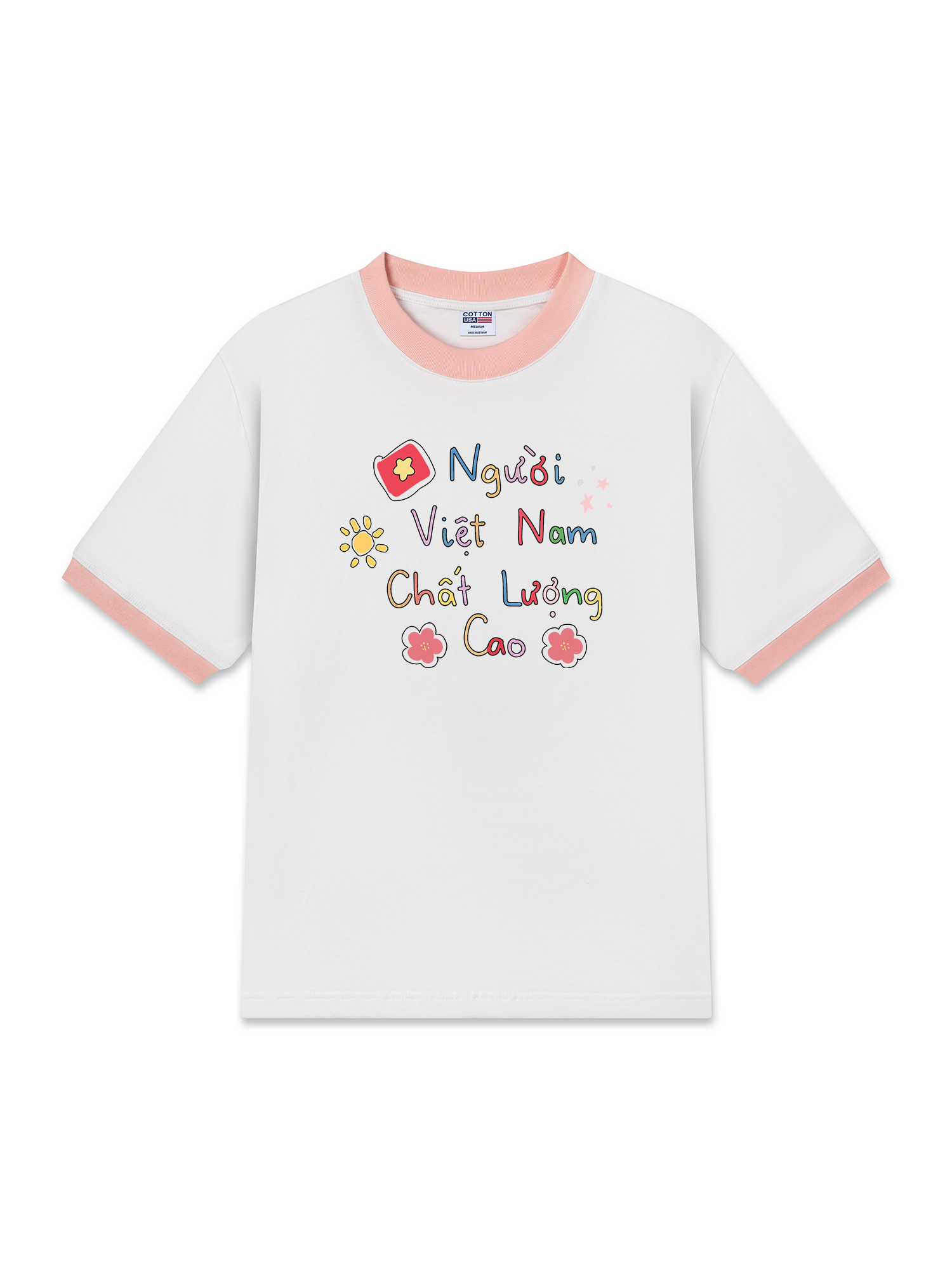 Áo Thun Ringer Relaxed Fit Người Việt Nam Chất Lượng Cao