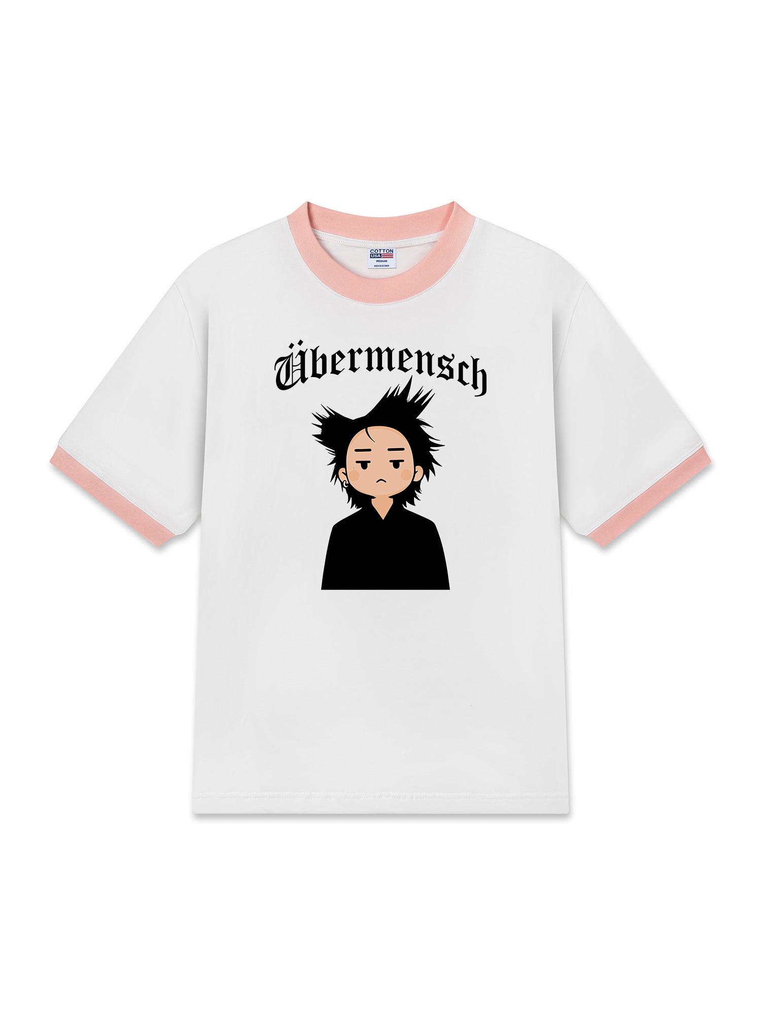 Áo Thun Ringer Relaxed Fit Cartoon GD Ubermensch