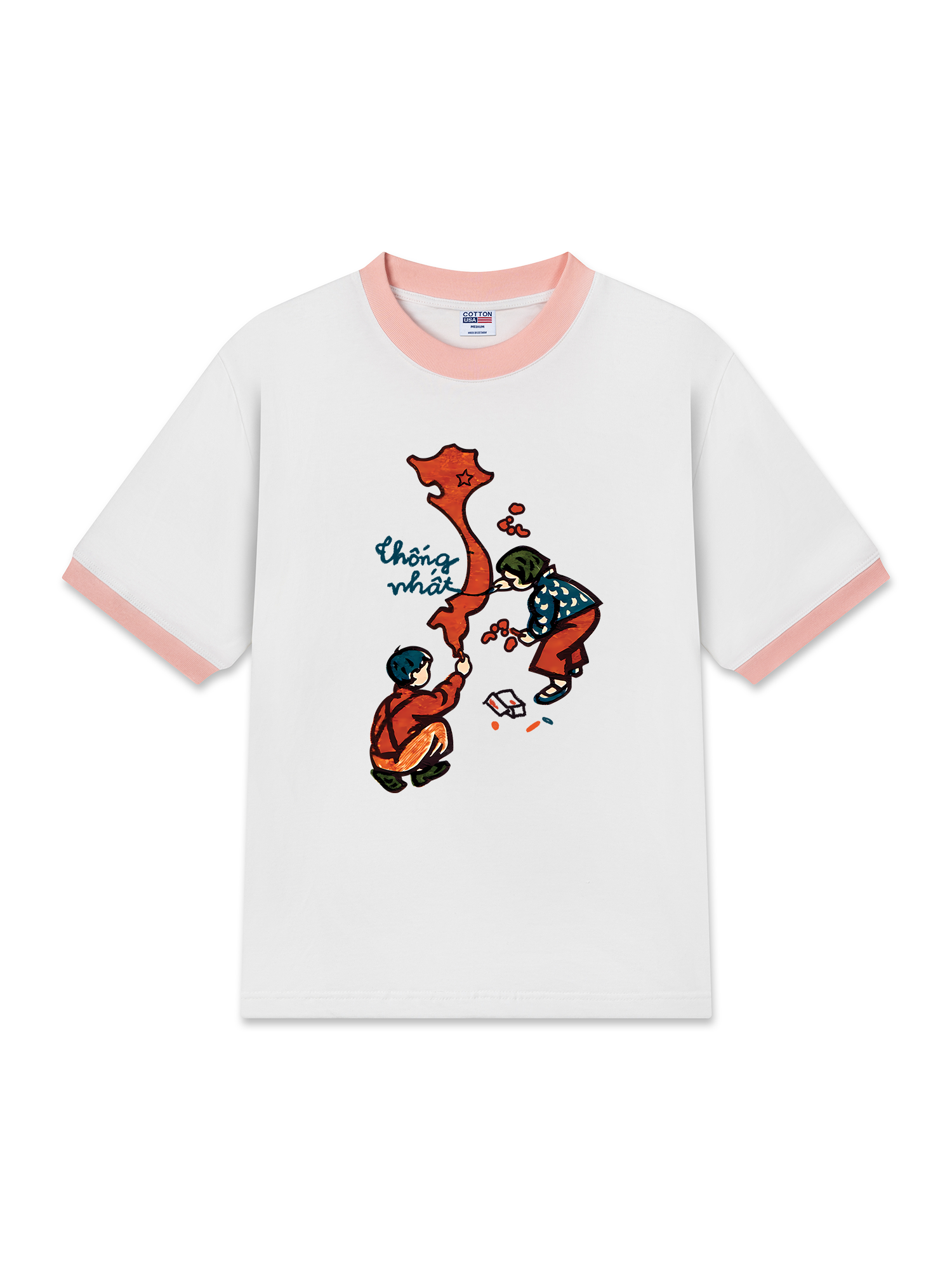 Áo Thun Ringer Relaxed Fit Thống Nhất