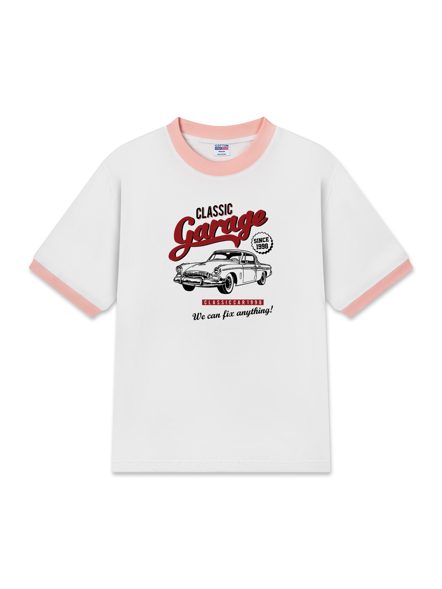 Áo Thun Ringer Relaxed Fit Classic Garage