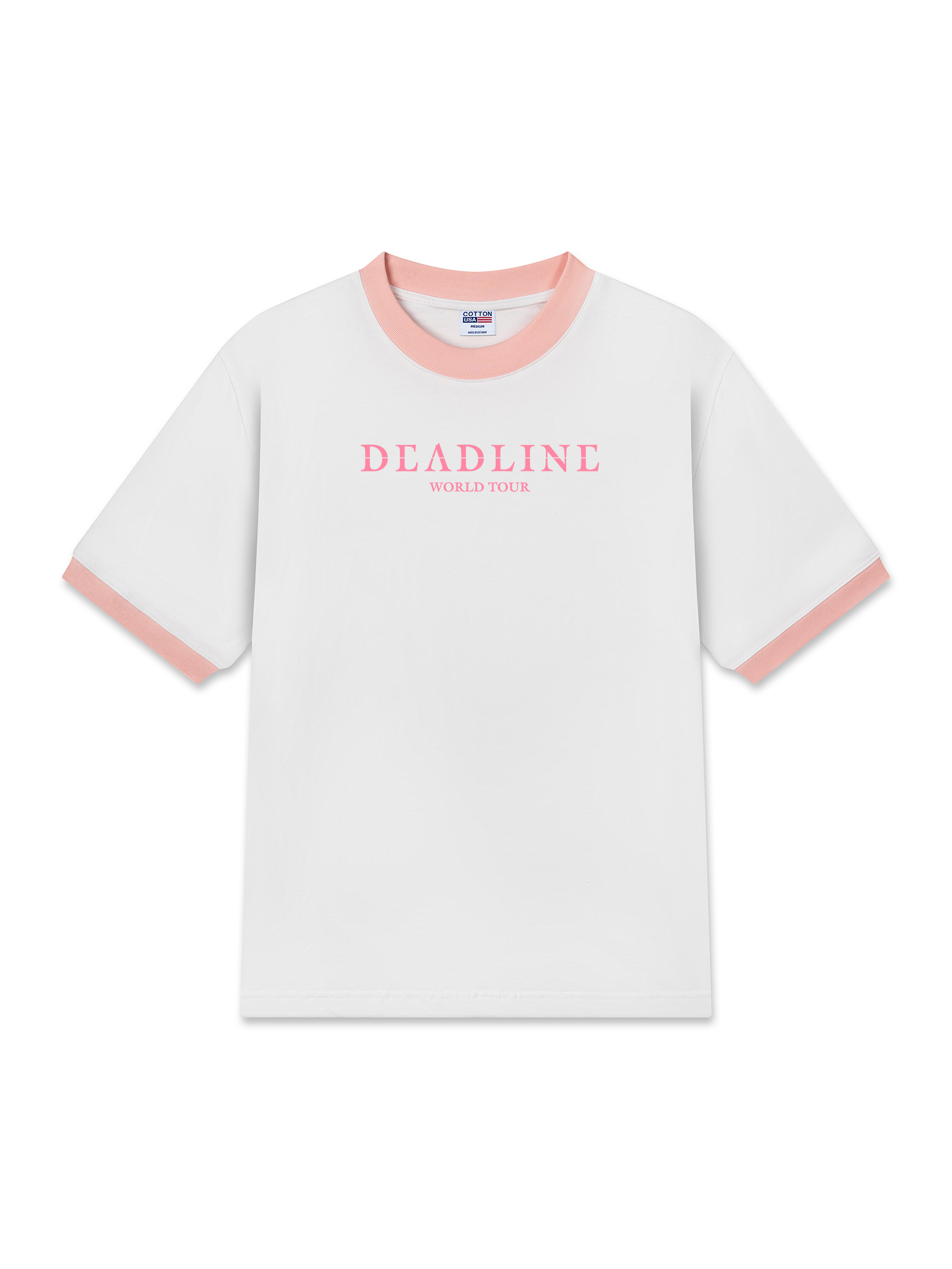 Áo Thun Ringer Relaxed Fit Idols Dead Line World Tour