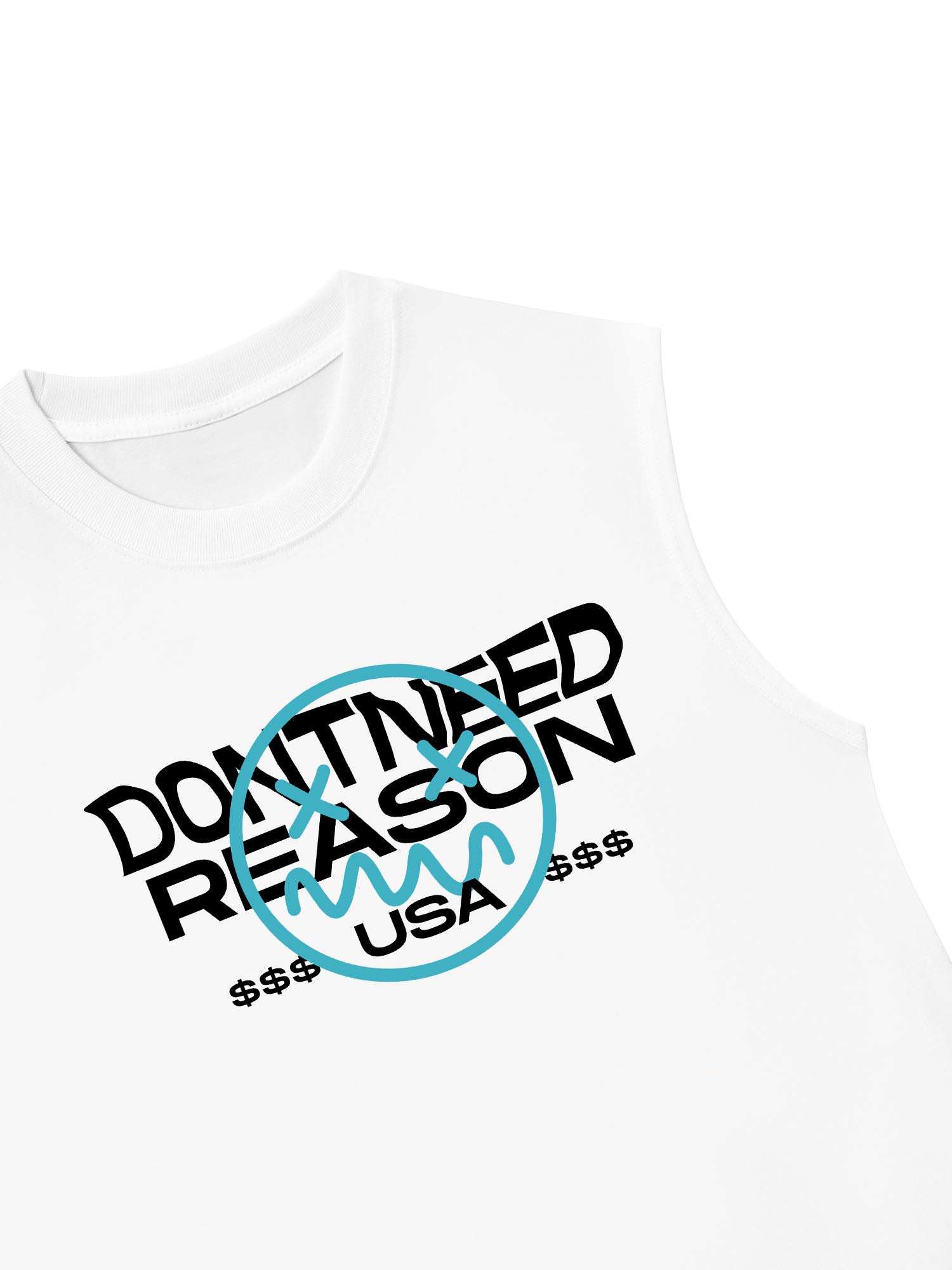 Áo Ba Lỗ Relaxed Fit USA Dont Need Reason