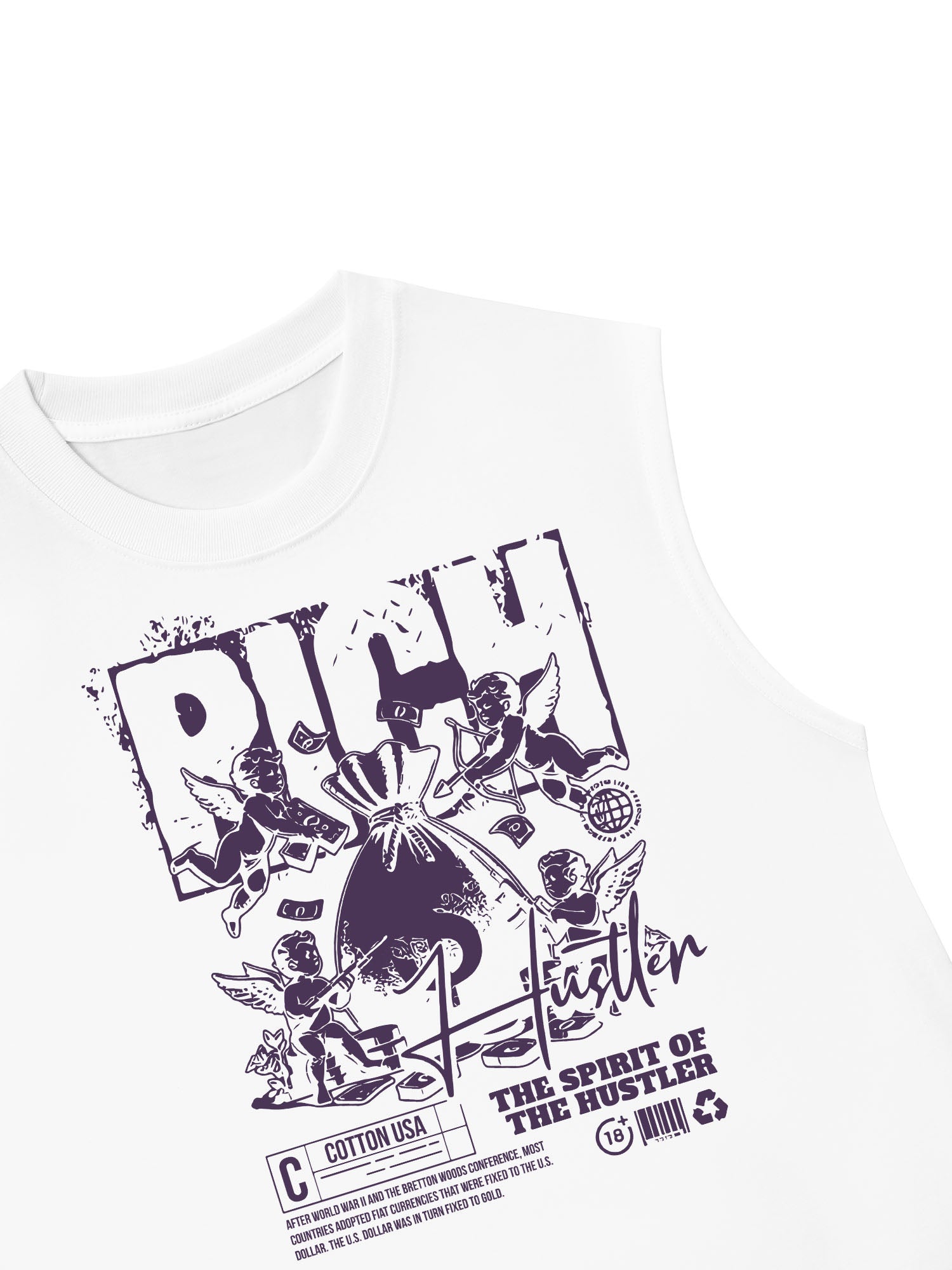 Áo Ba Lỗ Relaxed Fit Money The Spirit Of The Hustler