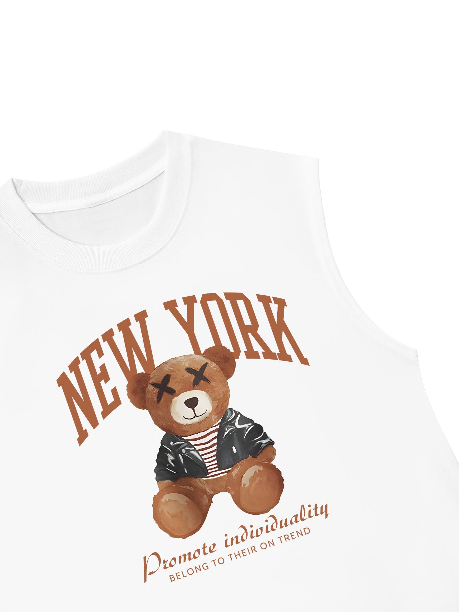 Áo Ba Lỗ Relaxed Fit New York Teddy