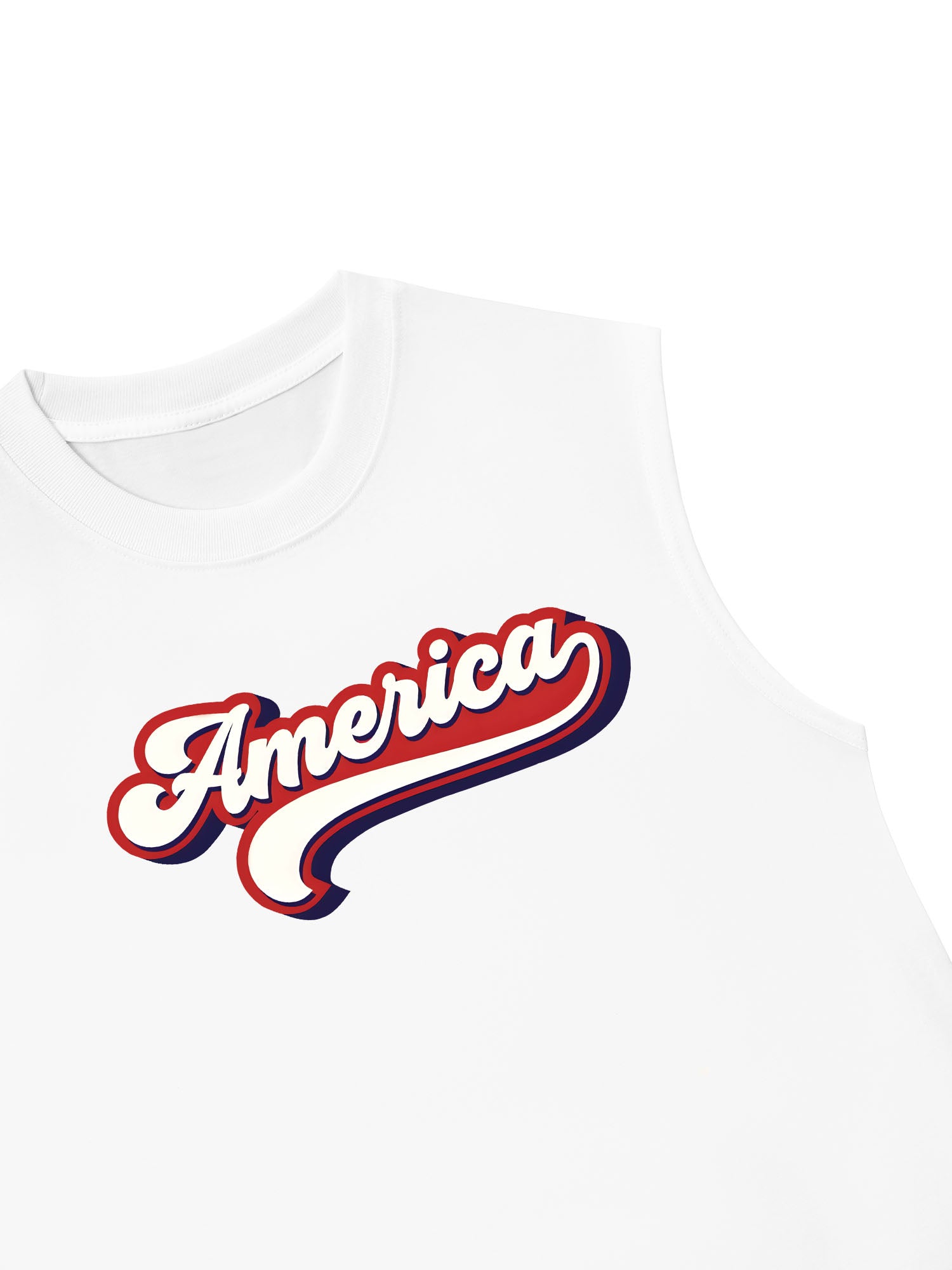 Áo Ba Lỗ Relaxed Fit USA Vintage America