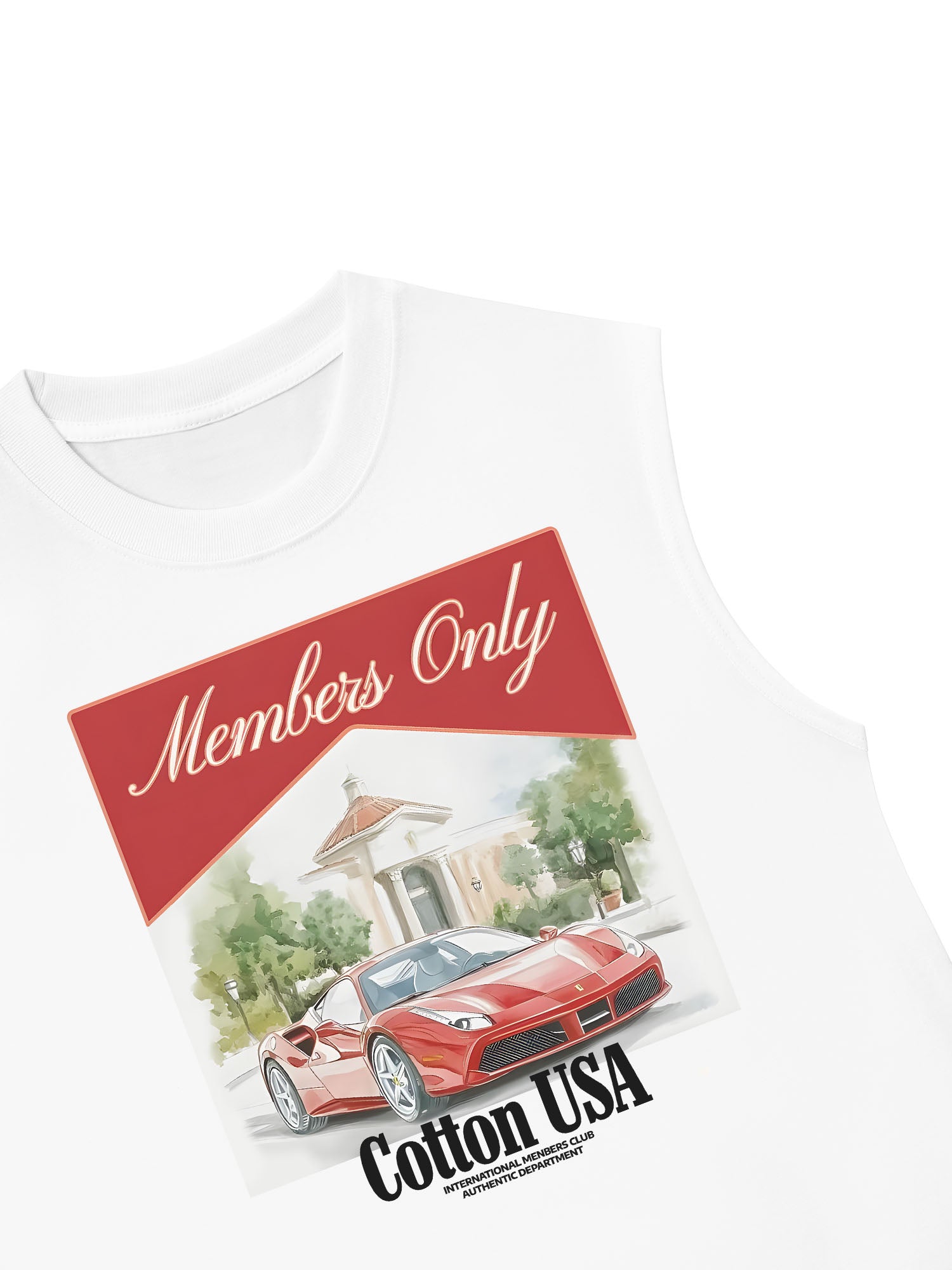 Áo Ba Lỗ Relaxed Fit Ferrari Members Only