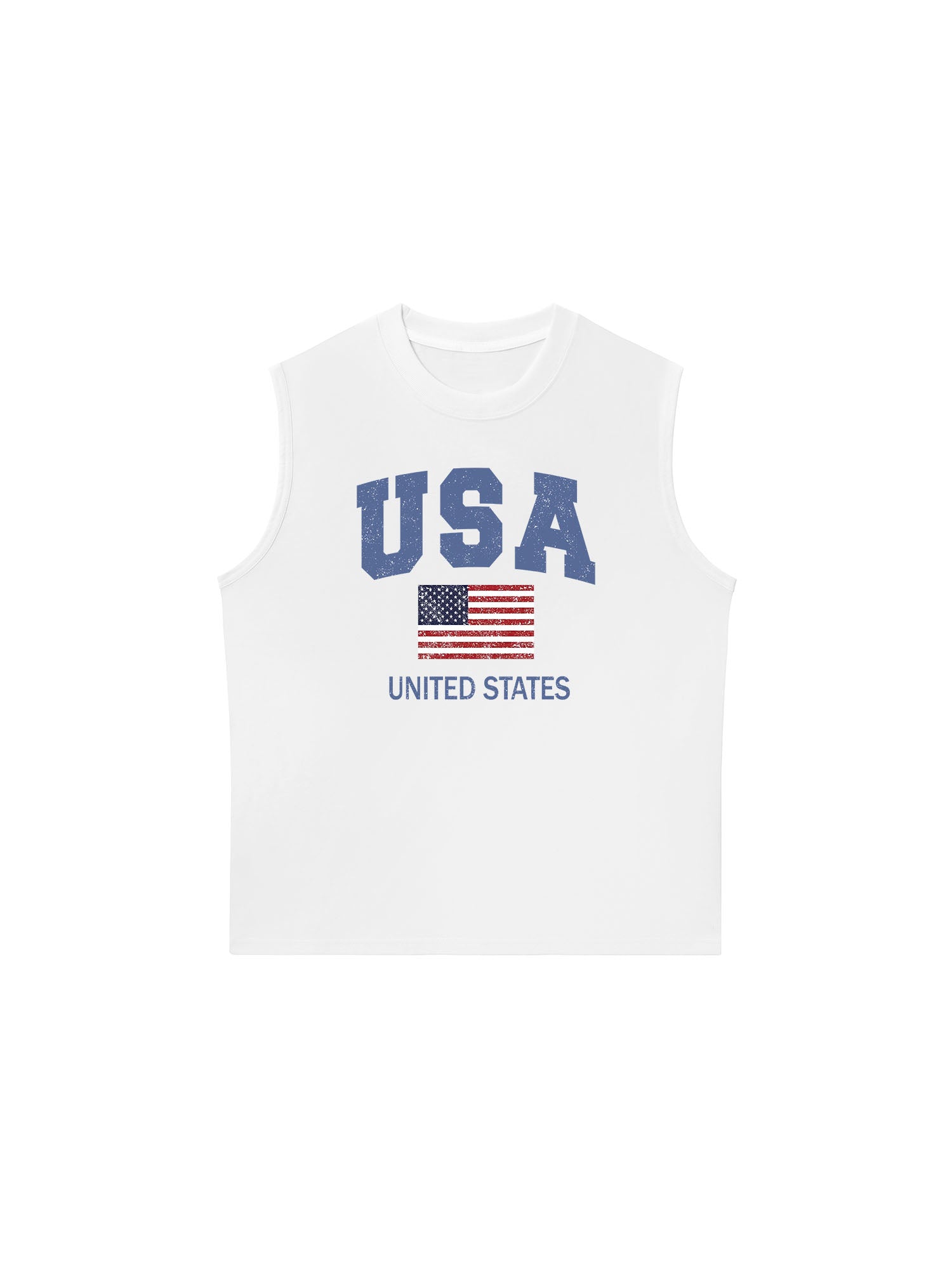 Áo Ba Lỗ Relaxed Fit USA Vintage United State