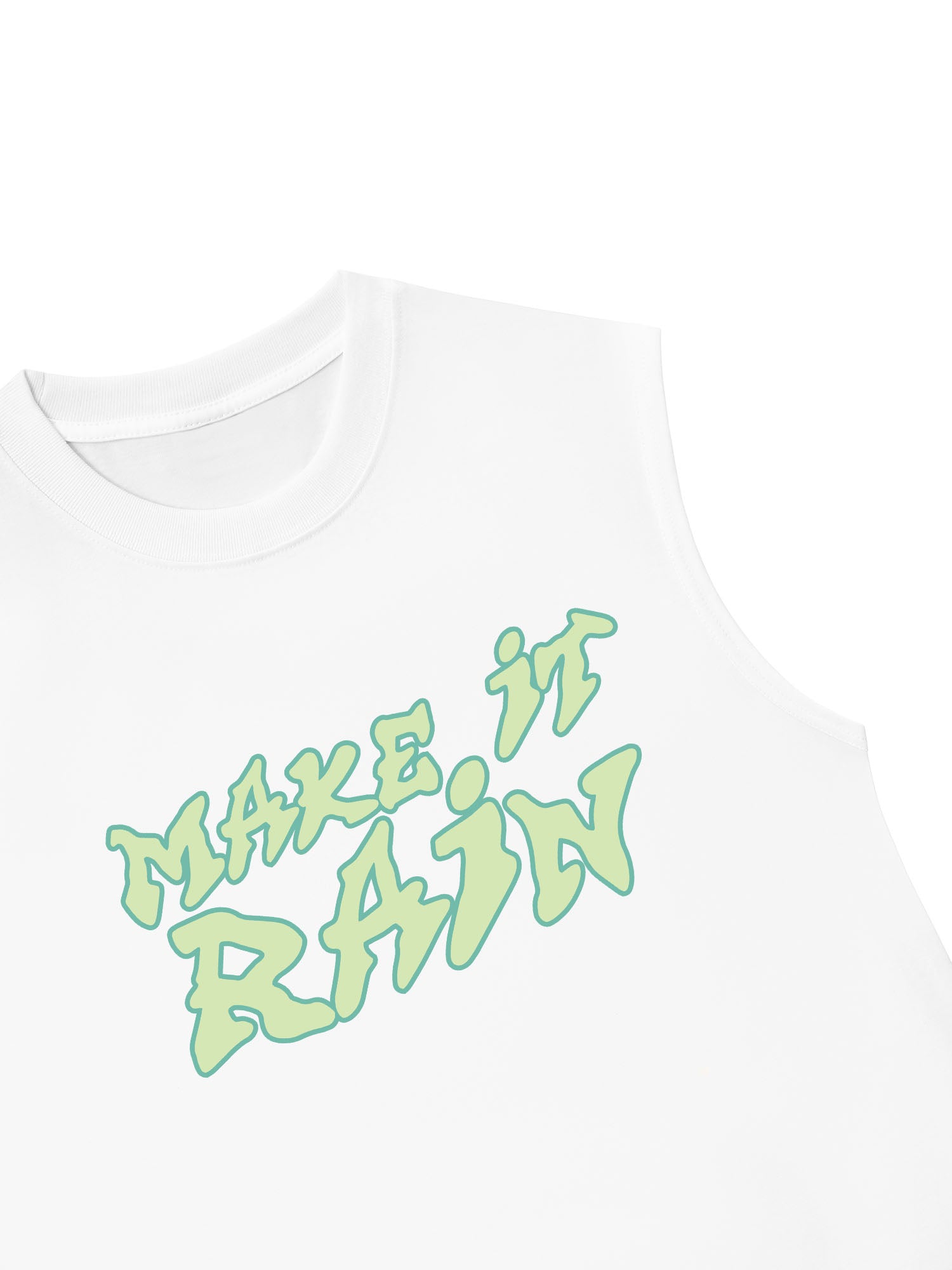 Áo Ba Lỗ Relaxed Fit Money Make It Rain