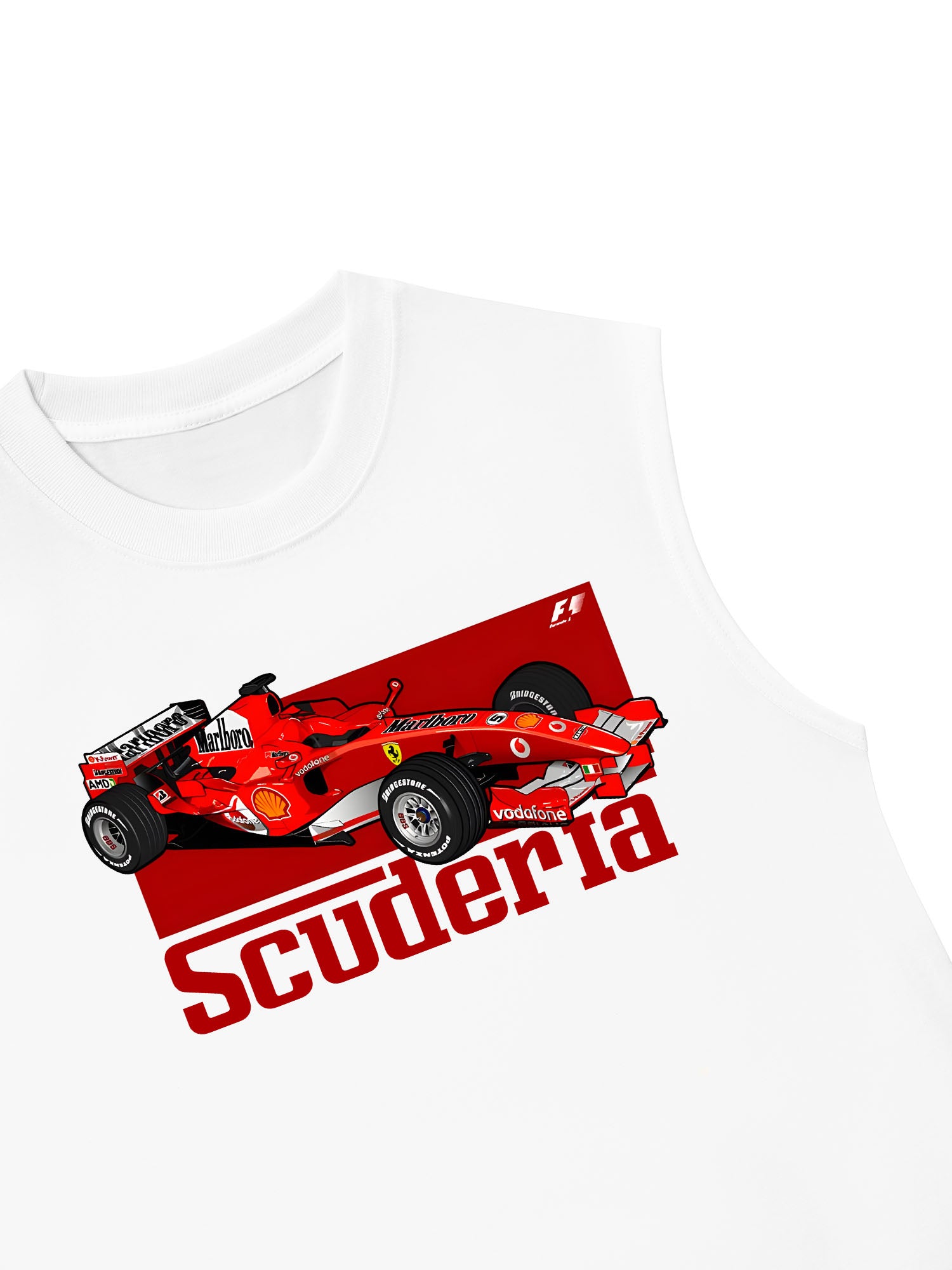 Áo Ba Lỗ Relaxed Fit Ferrari Scuderia Race