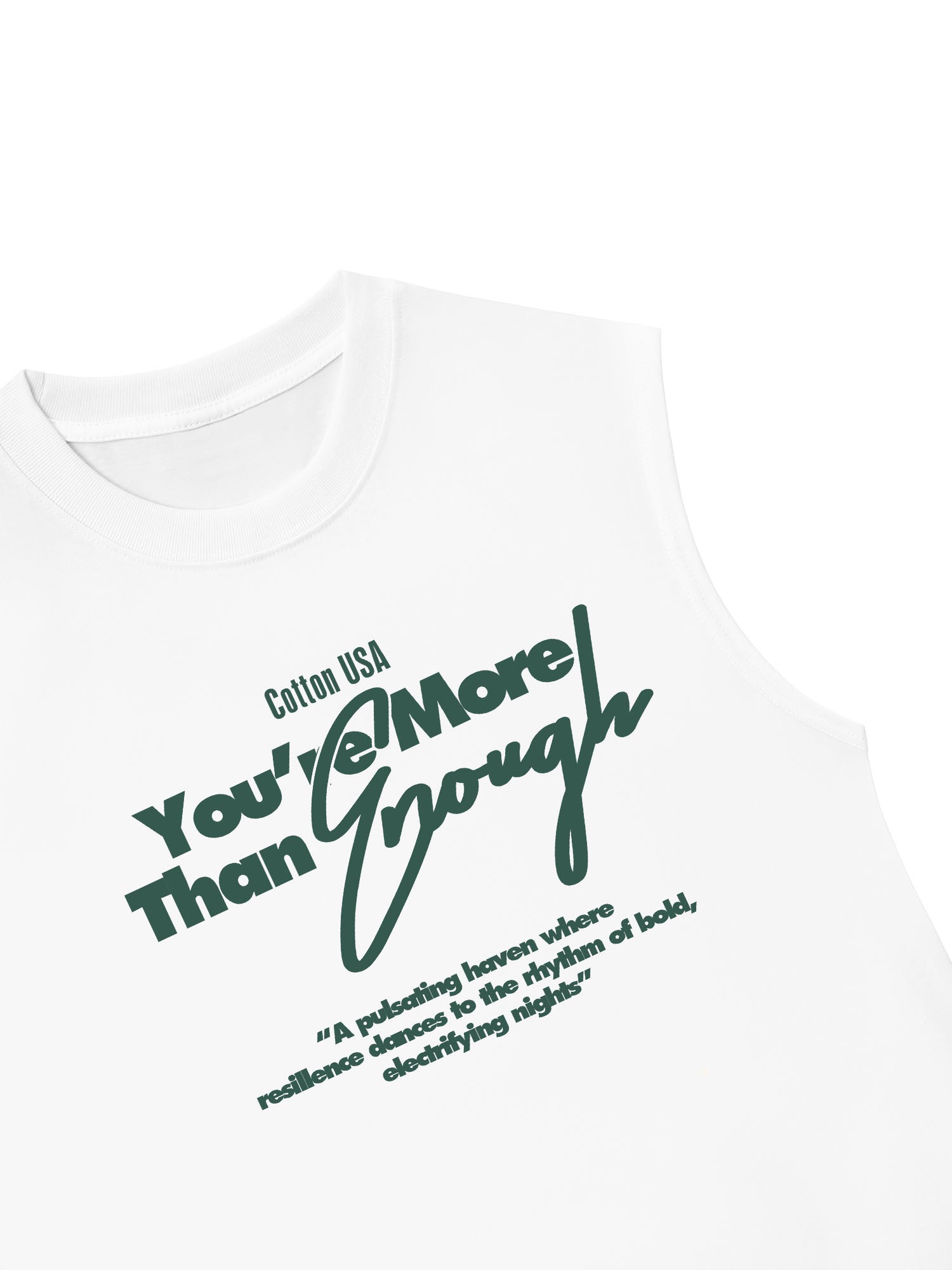 Áo Ba Lỗ Relaxed Fit USA More Than Enough