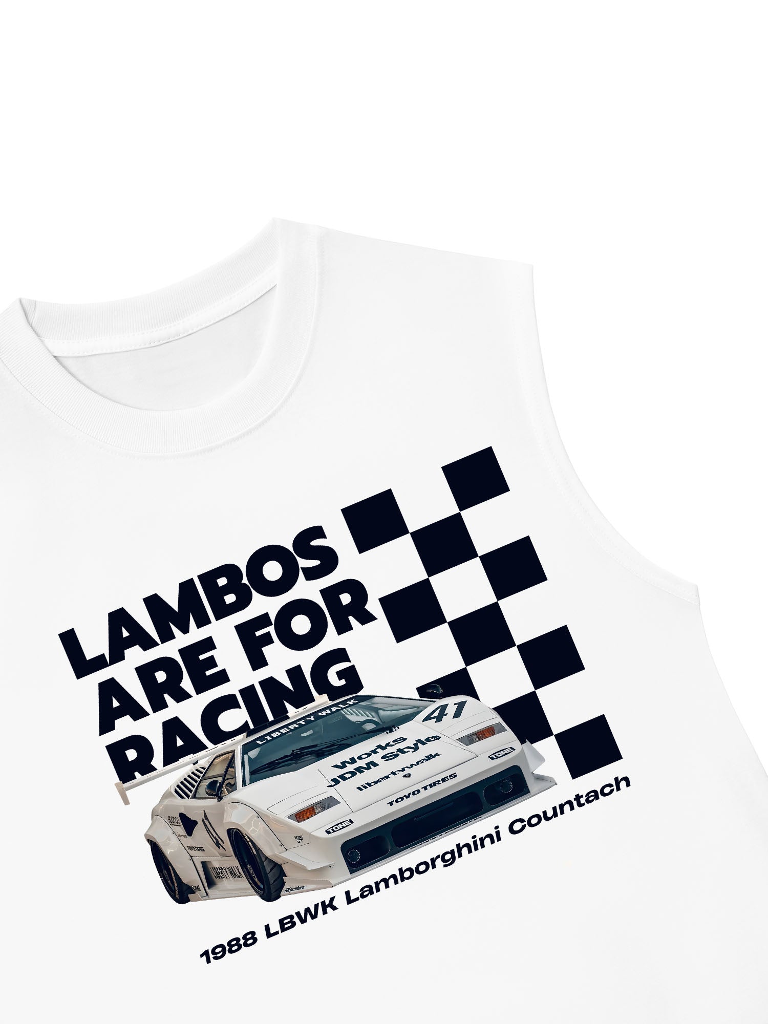 Áo Ba Lỗ Relaxed Fit Lamborghini Are For Racing