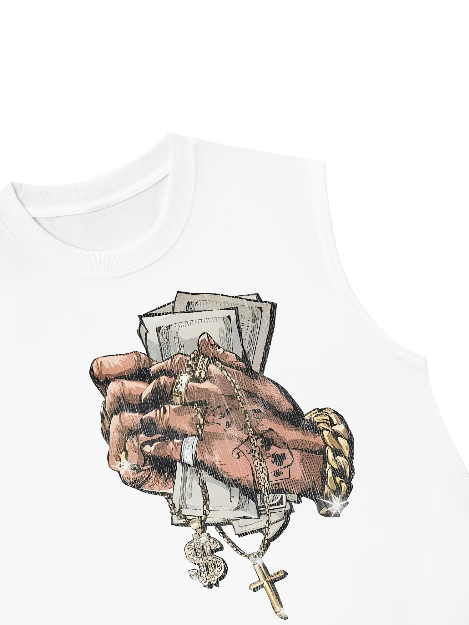 Áo Ba Lỗ Relaxed Fit Money Your Dream
