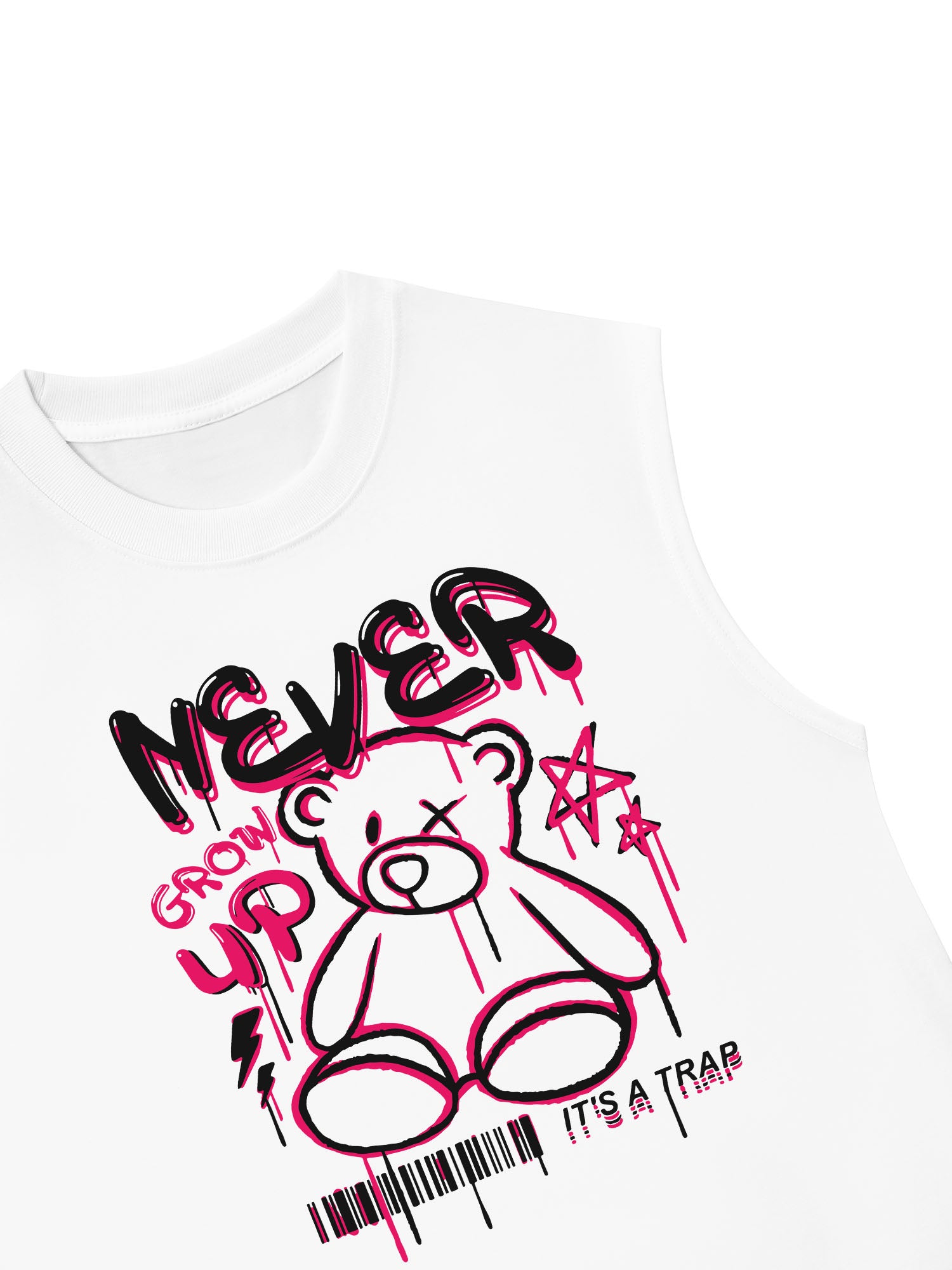 Áo Ba Lỗ Relaxed Fit Never Grow Up