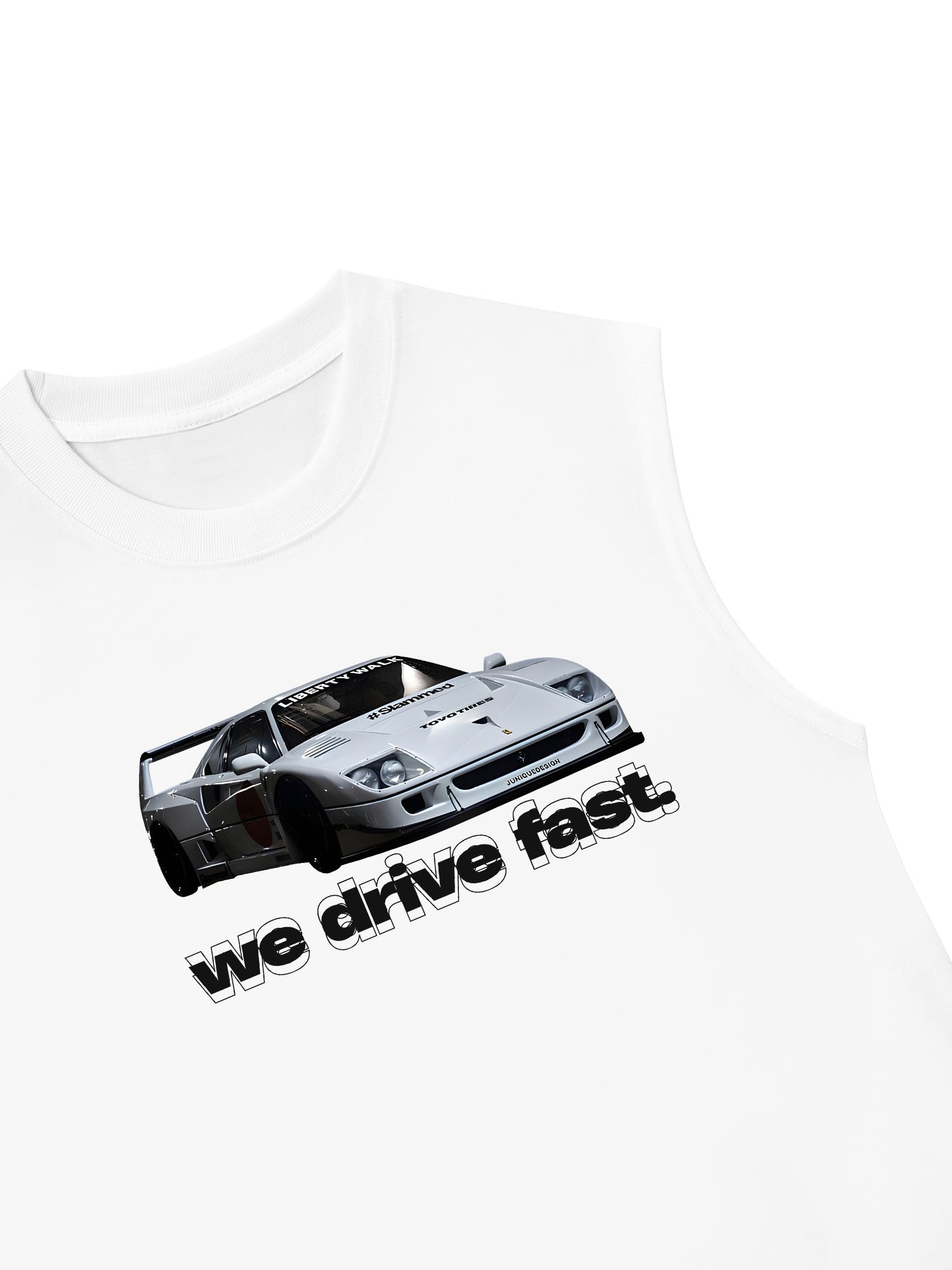 Áo Ba Lỗ Relaxed Fit Ferrari We Drive Fast