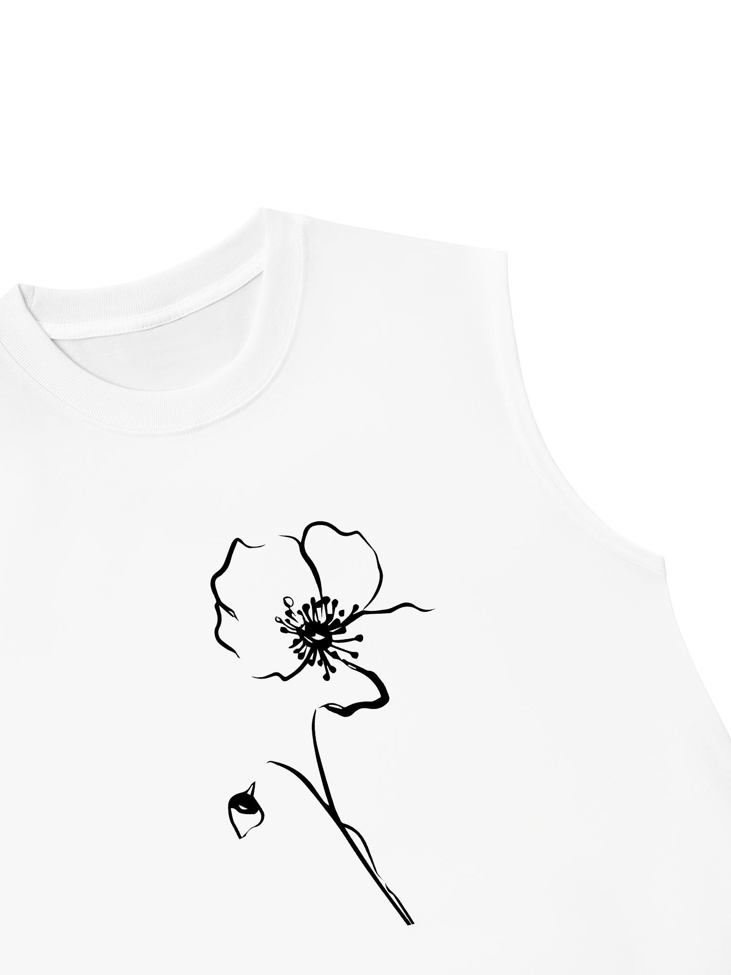 Áo Ba Lỗ Relaxed Fit Poppy Flower