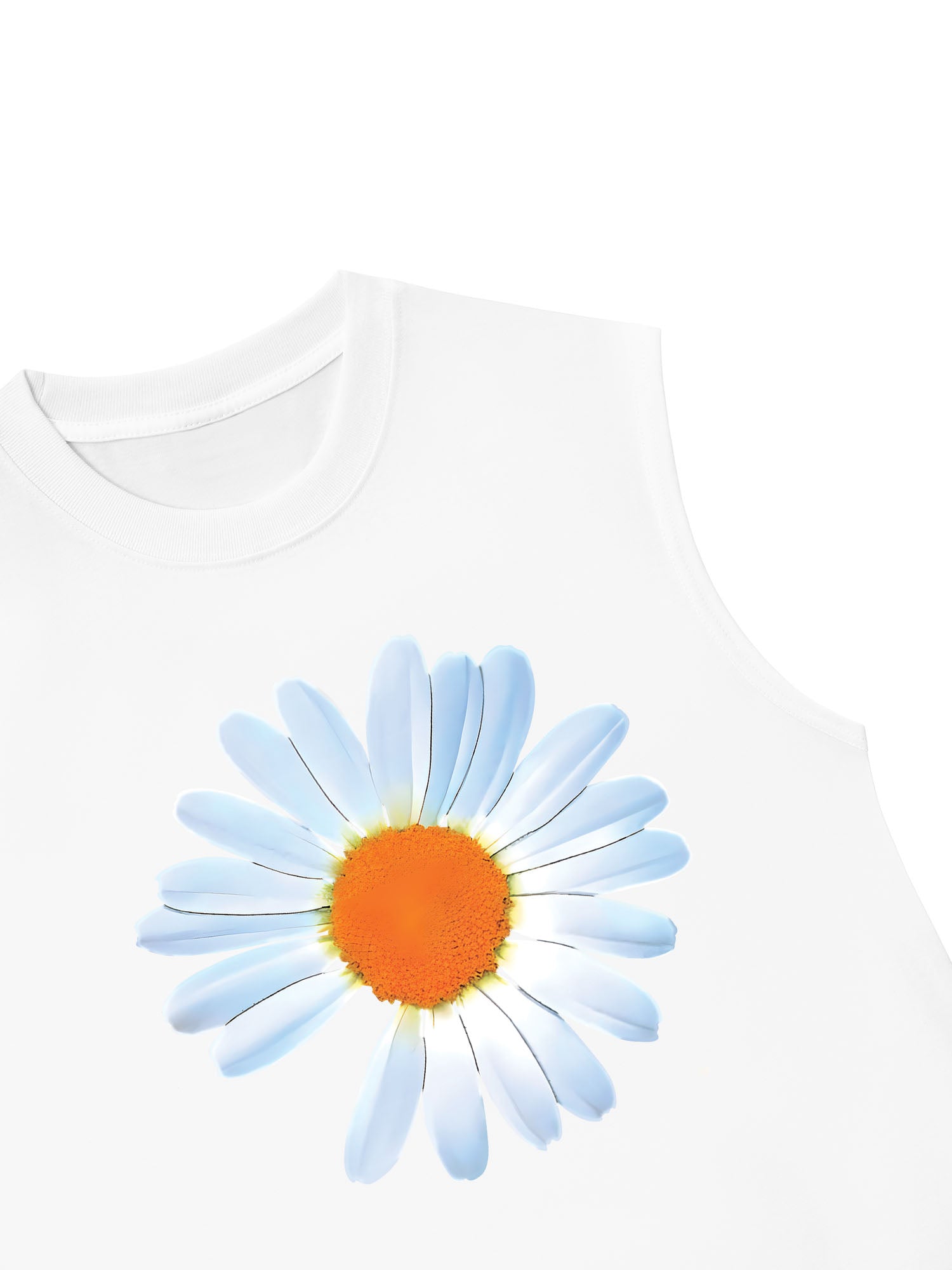 Áo Ba Lỗ Relaxed Fit Floral Design For VIP Daisy Flower