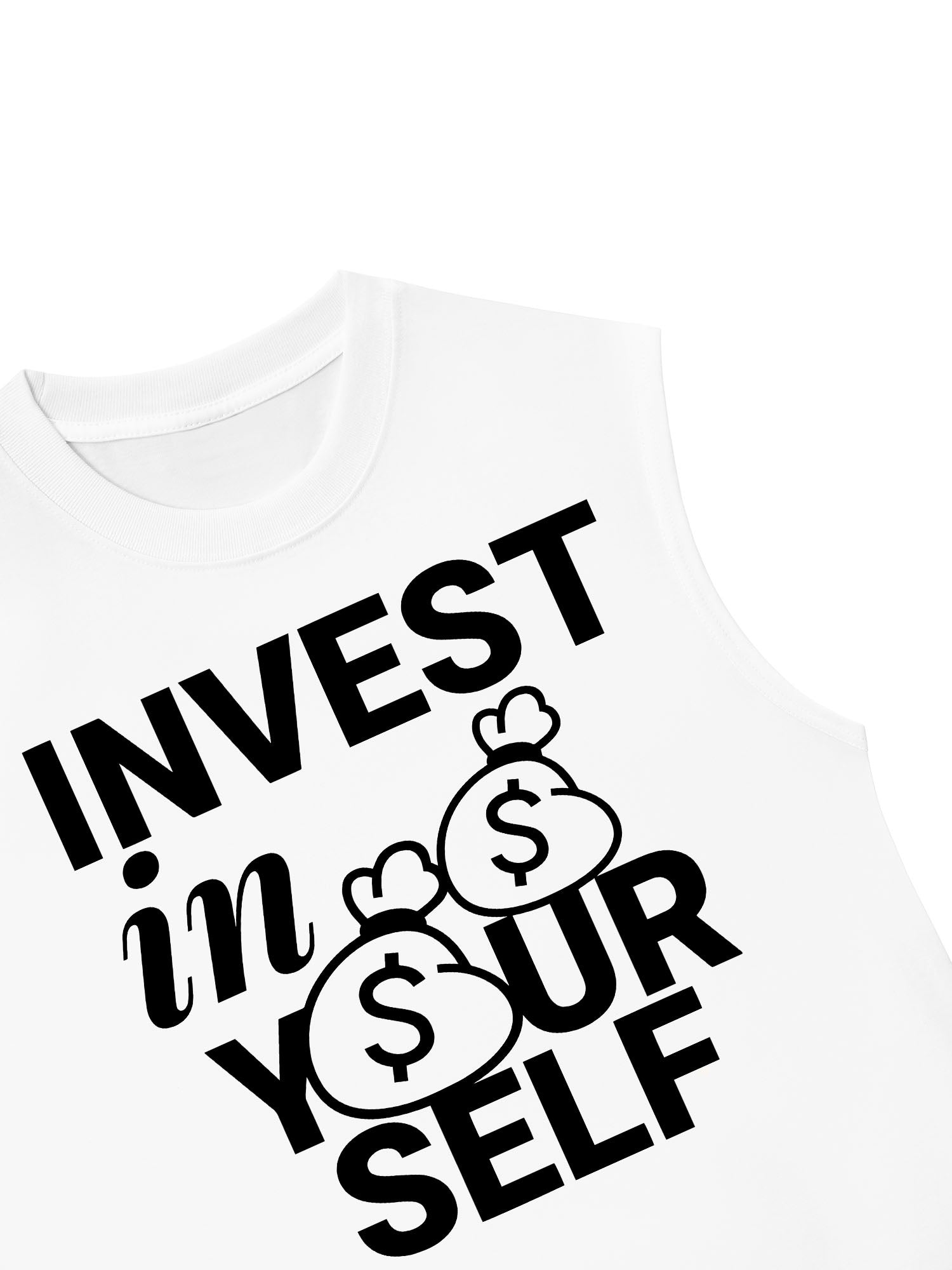Áo Ba Lỗ Relaxed Fit Money Invest In Yourself