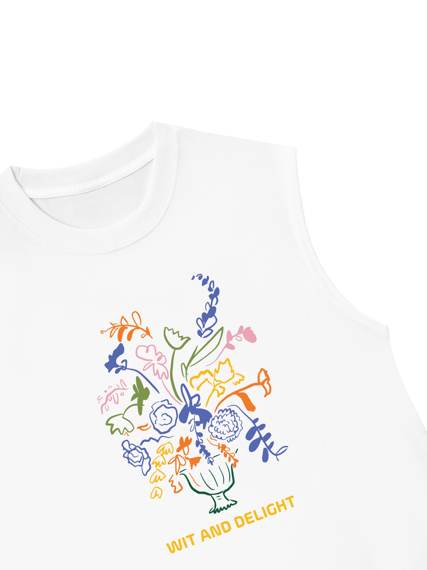 Áo Ba Lỗ Relaxed Fit Wit Amd Delight