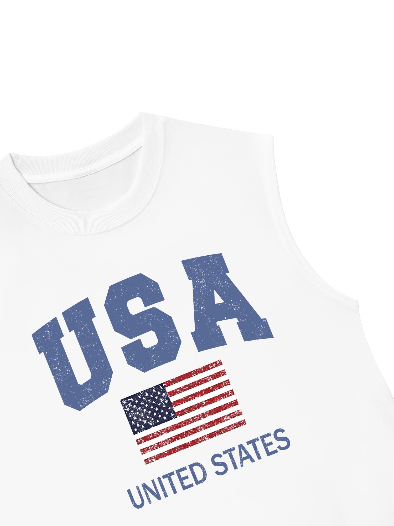 Áo Ba Lỗ Relaxed Fit USA Vintage United State
