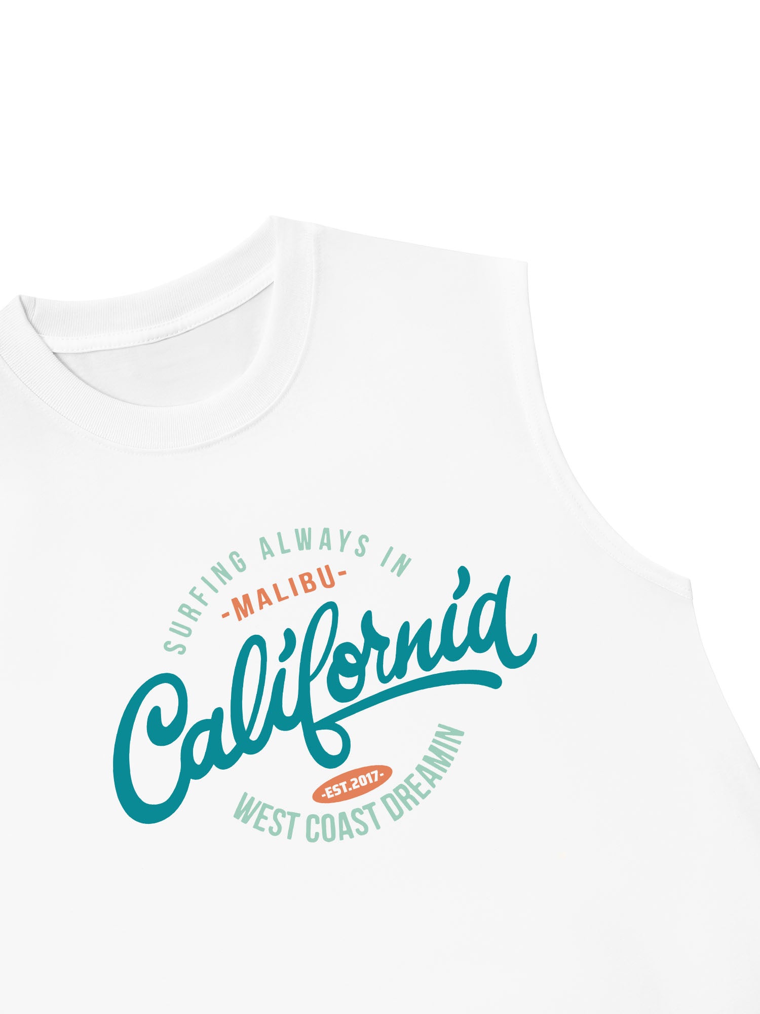 Áo Ba Lỗ Relaxed Fit City Malibu West Coast