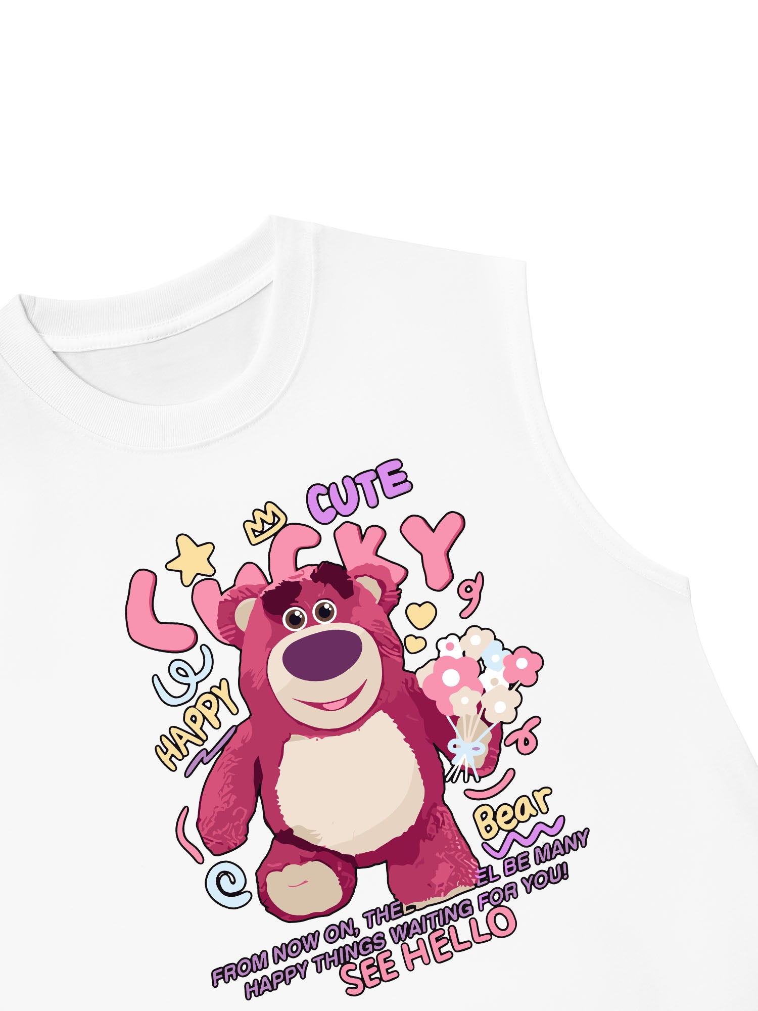Áo Ba Lỗ Relaxed Fit Lucky Bear