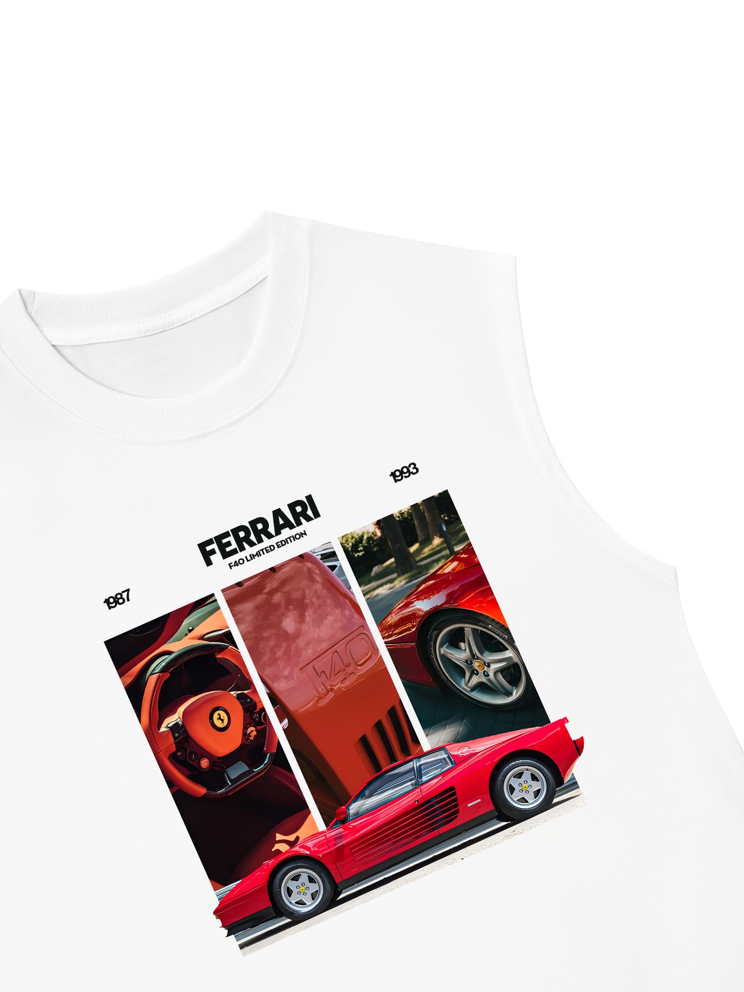 Áo Ba Lỗ Relaxed Fit Ferrari F40 Limited Edition