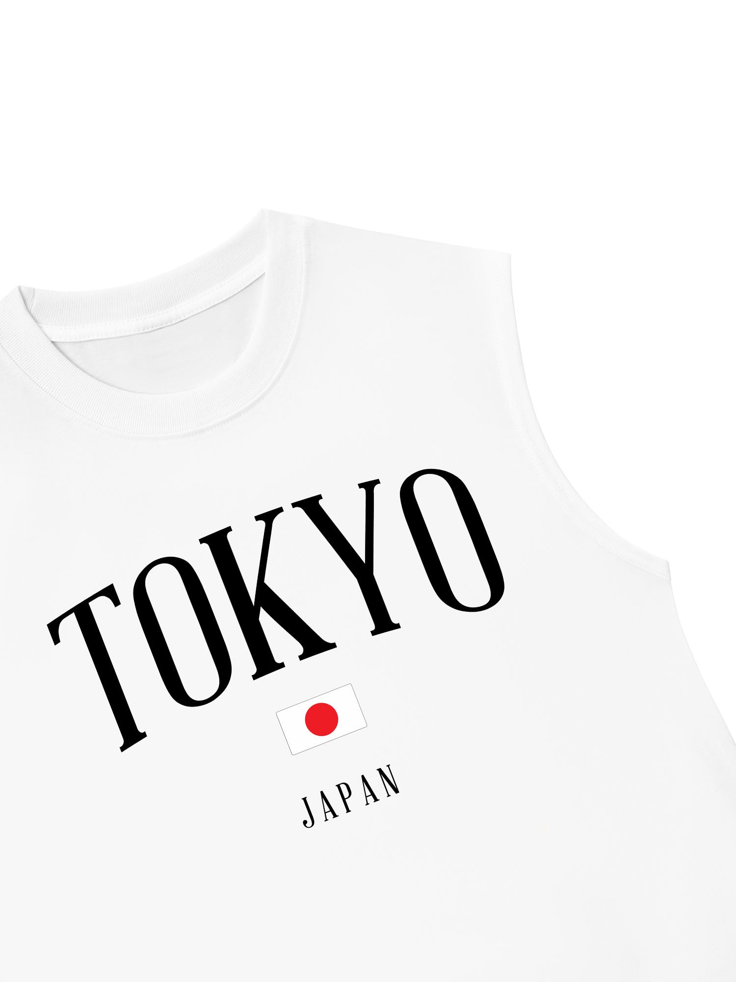 Áo Ba Lỗ Relaxed Fit Tokyo Japan Classic