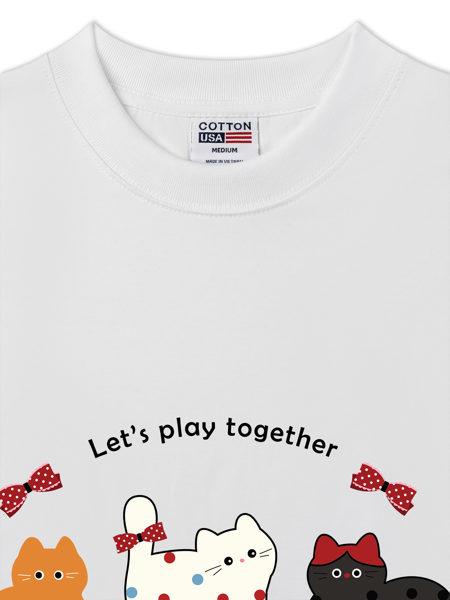 Áo Thun Relaxed Fit Dotty Mood Play Together