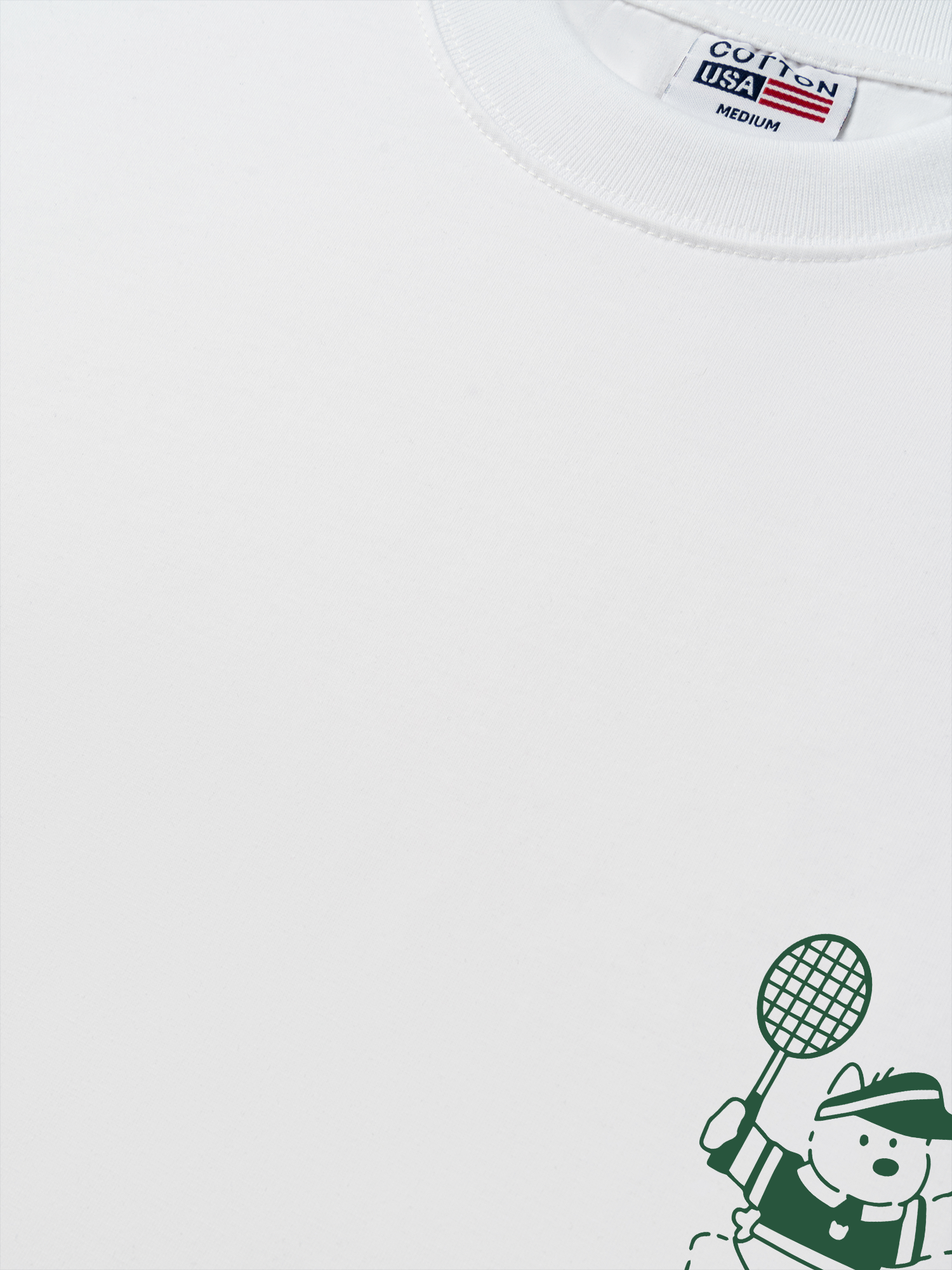 Áo Thun Relaxed Fit Badminton Club Green