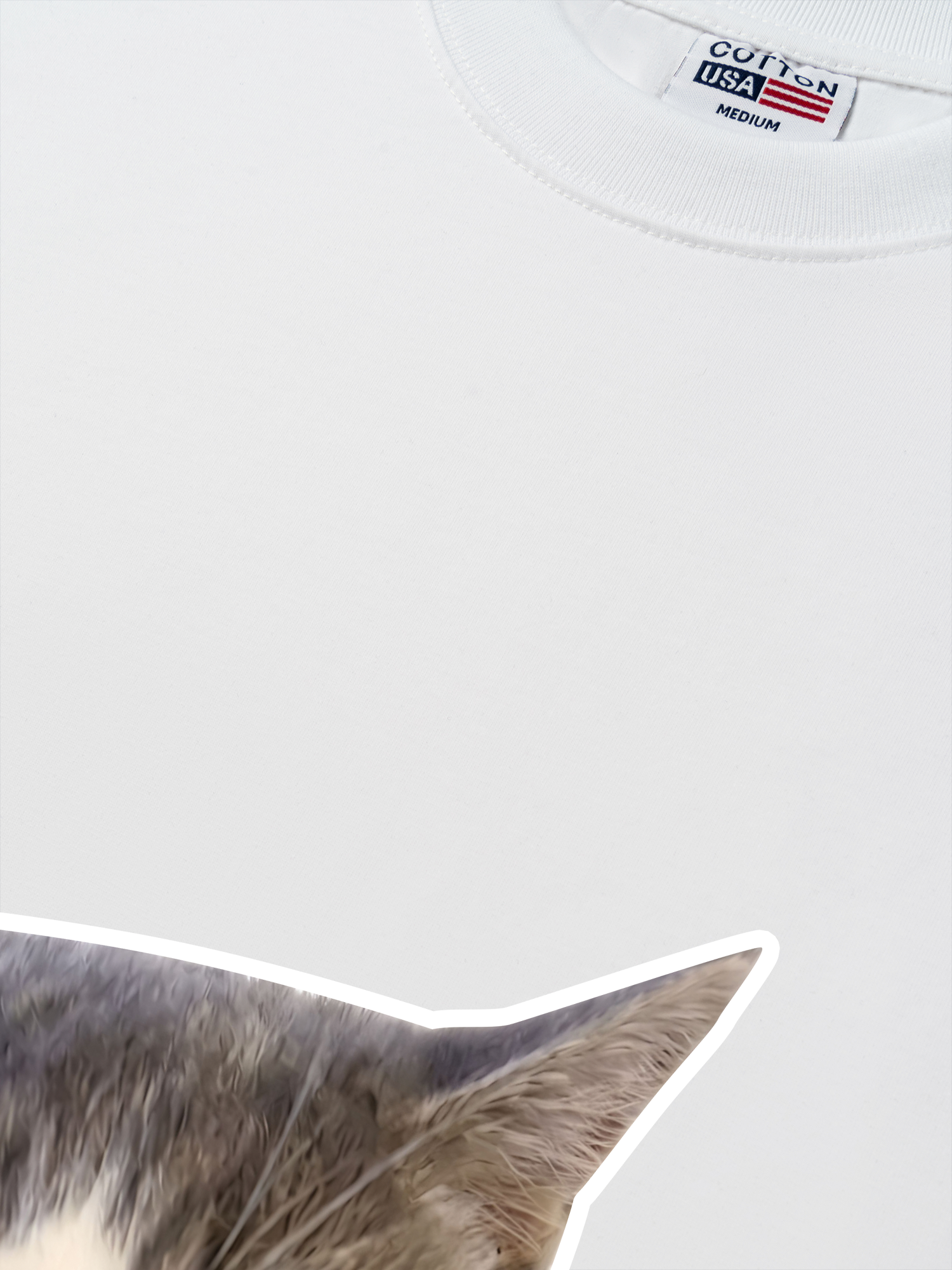 Áo Thun Relaxed Fit Badminton Cute Cat