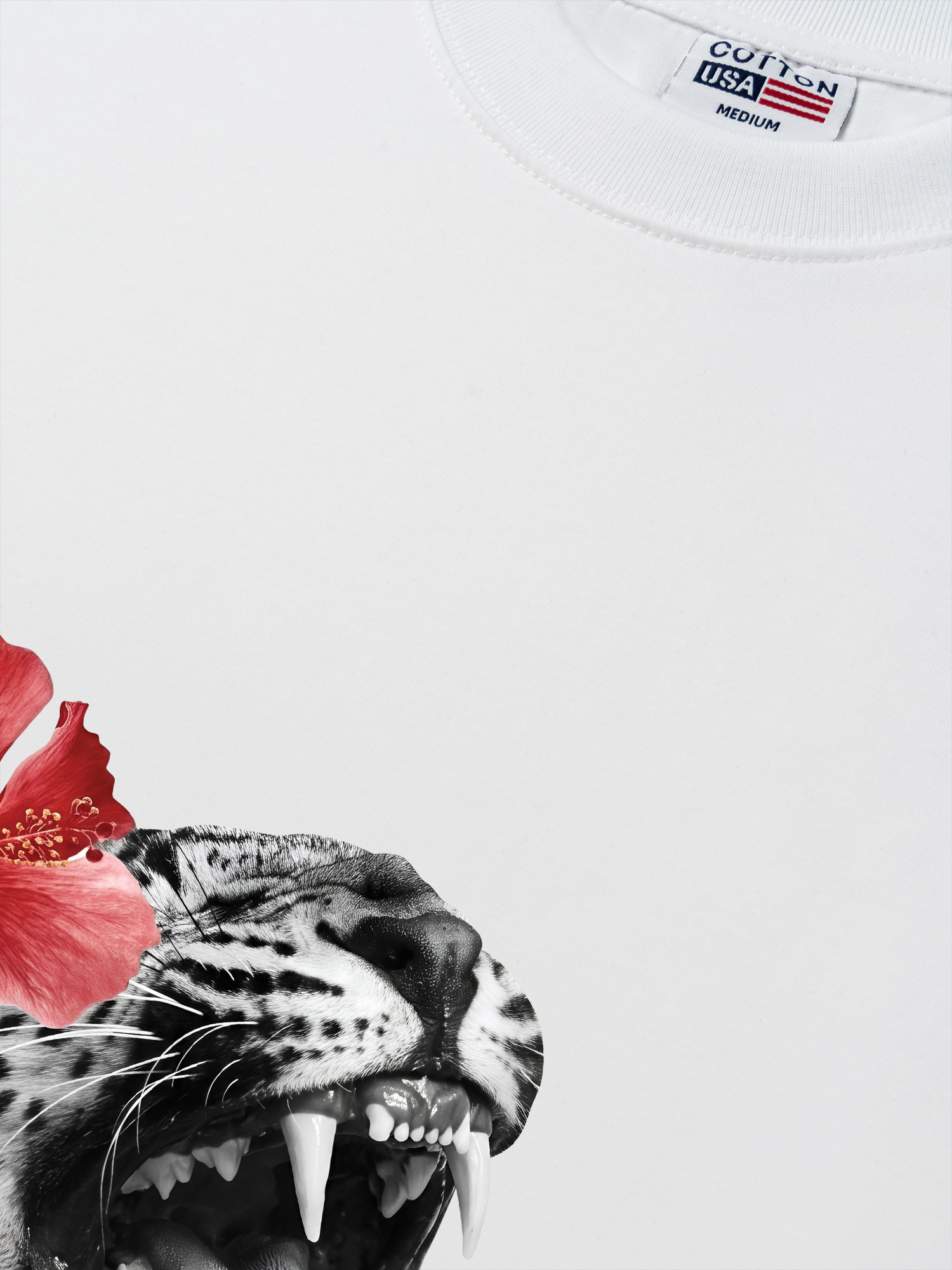 Áo Thun Relaxed Fit Urban Leopard Roar Flower