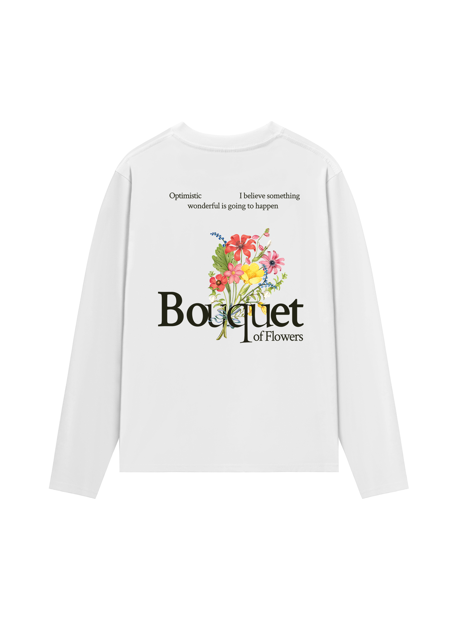 Áo Thun Dài Tay Bouquet of Flowers