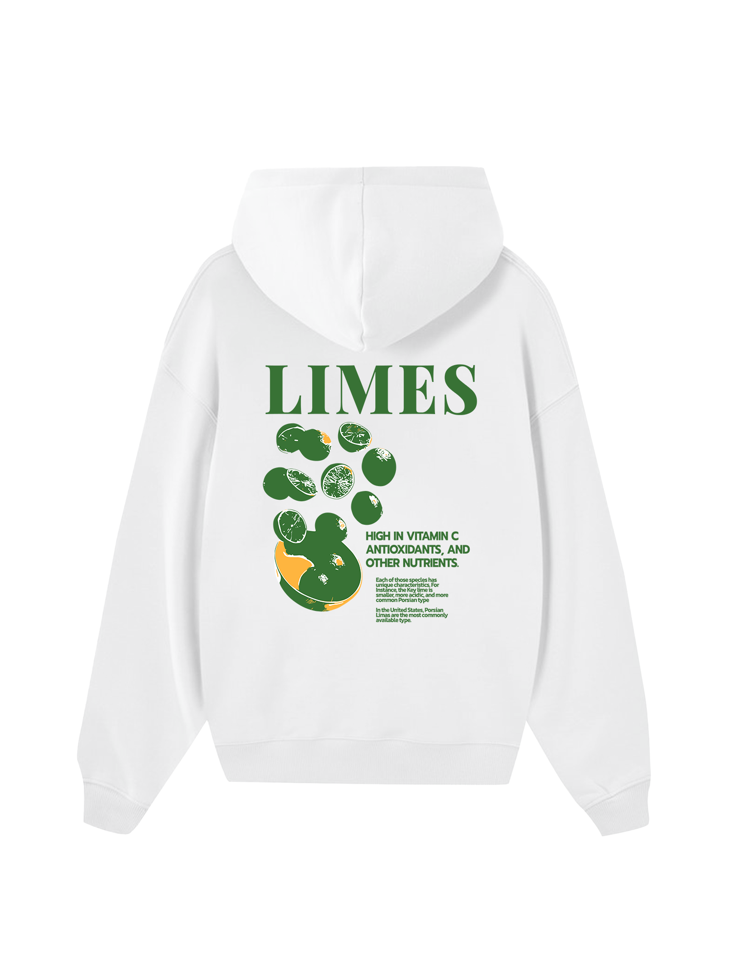 Tropical Bowl Of Limes Hoodie
