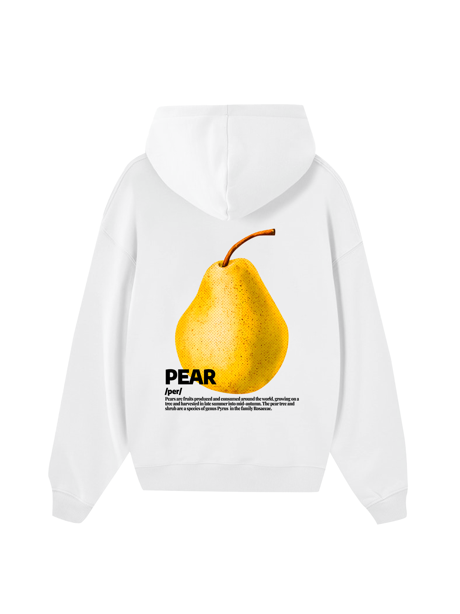 Tropical Pear Retro Hoodie