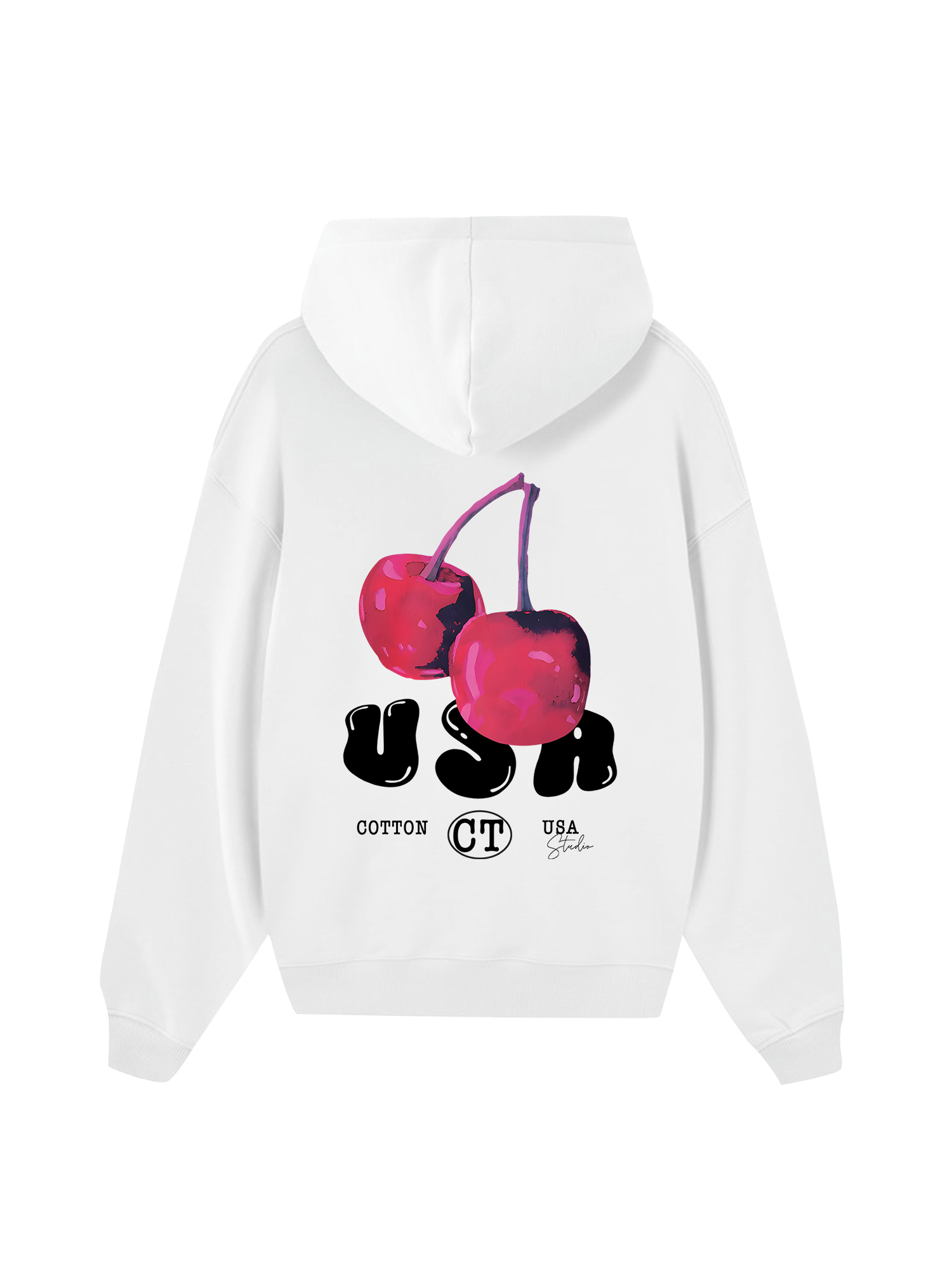 Tropical Purple Cherry Hoodie