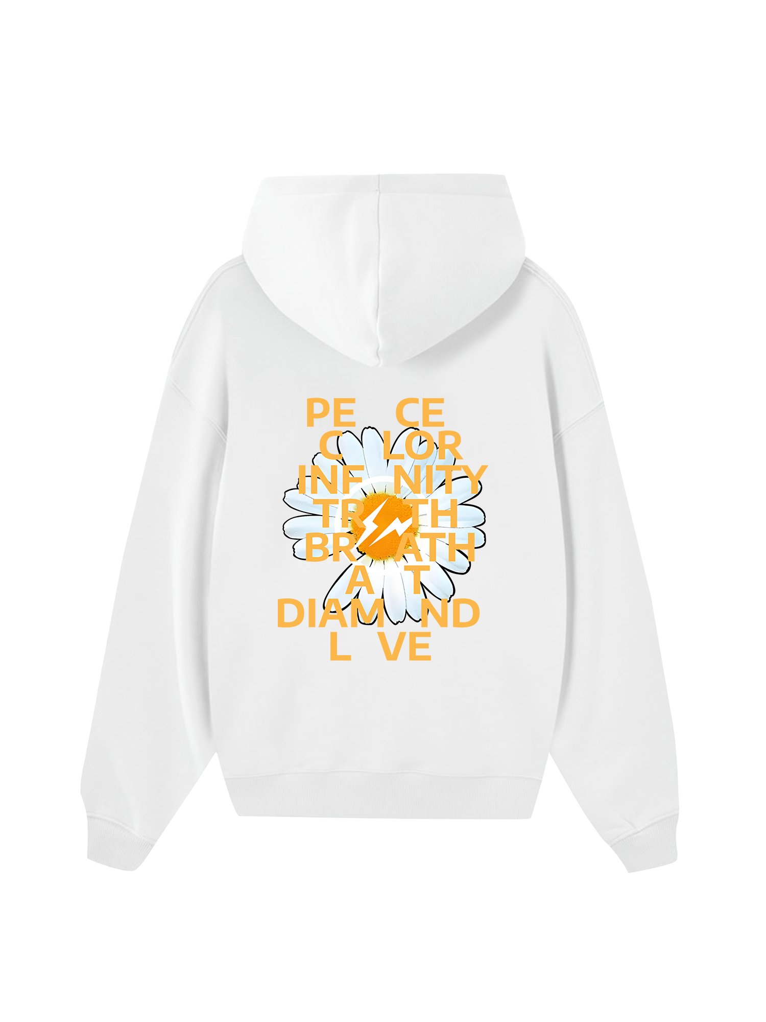 Floral Peace Color Love Hoodie
