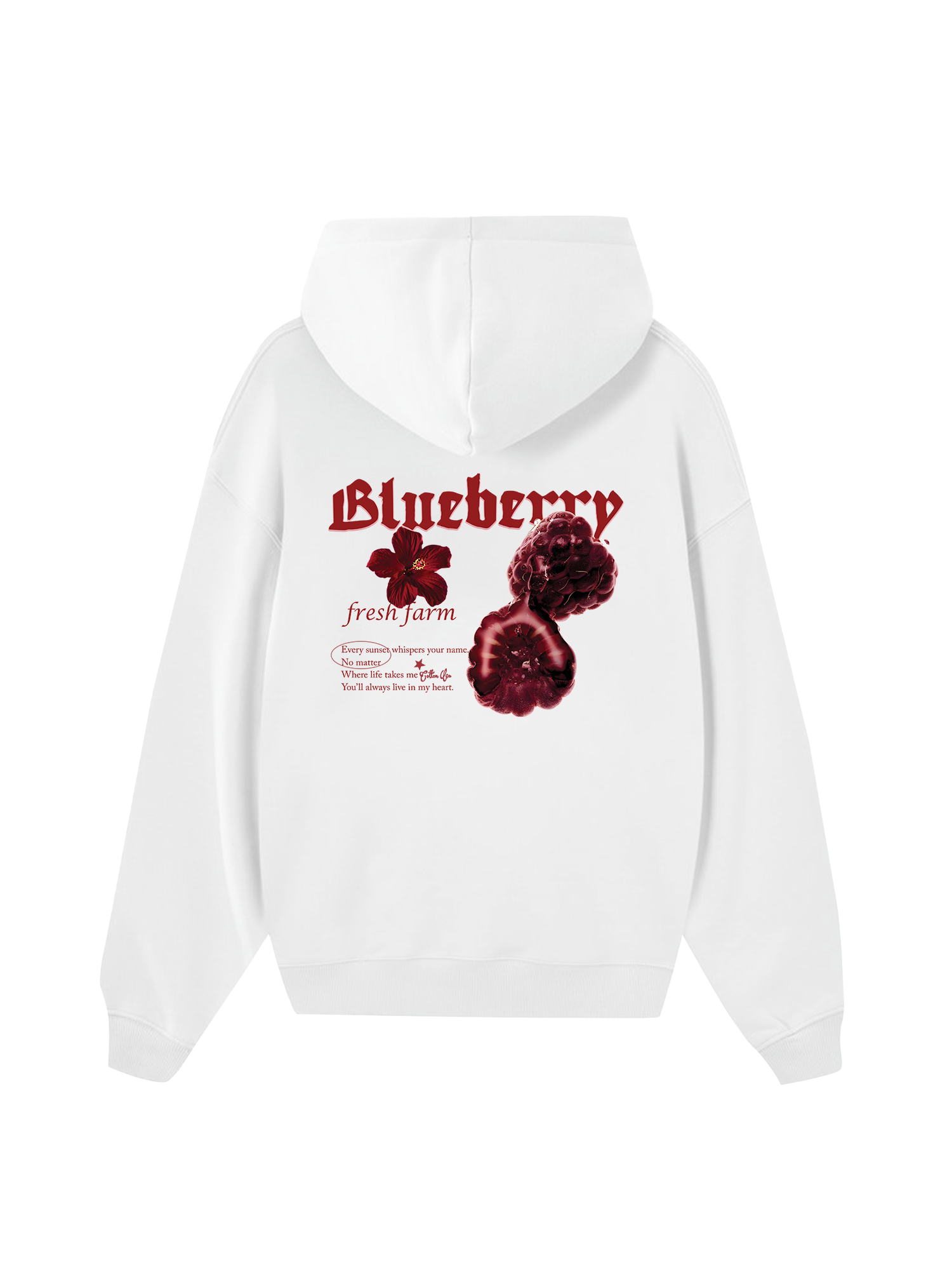 Tropical Blue Berry Hoodie