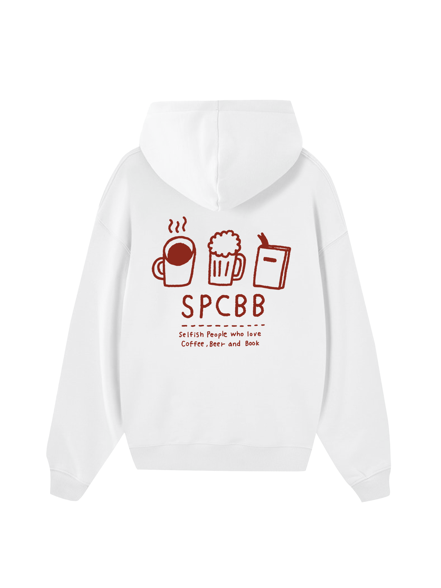 Selfish People Who Love Coffee Beer And Book Hoodie