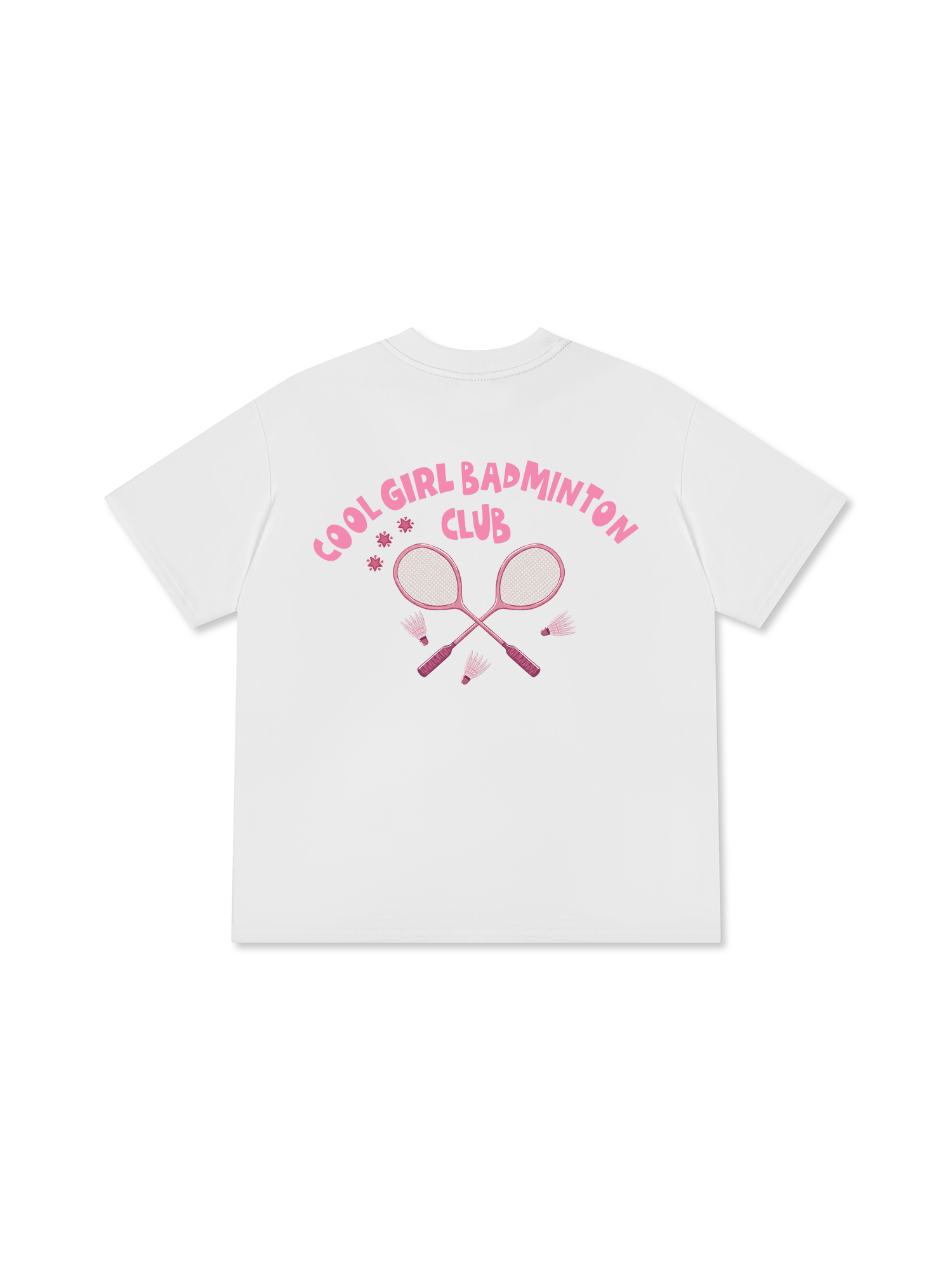 Áo Thun Relaxed Fit Badminton Cool Girl Club