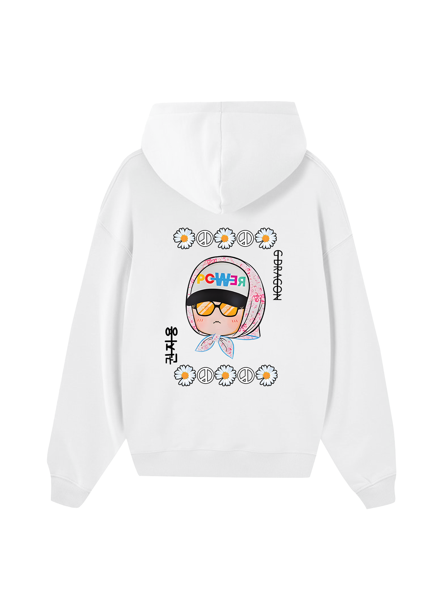 Floral With GD Chibi Daisy Flower Hoodie