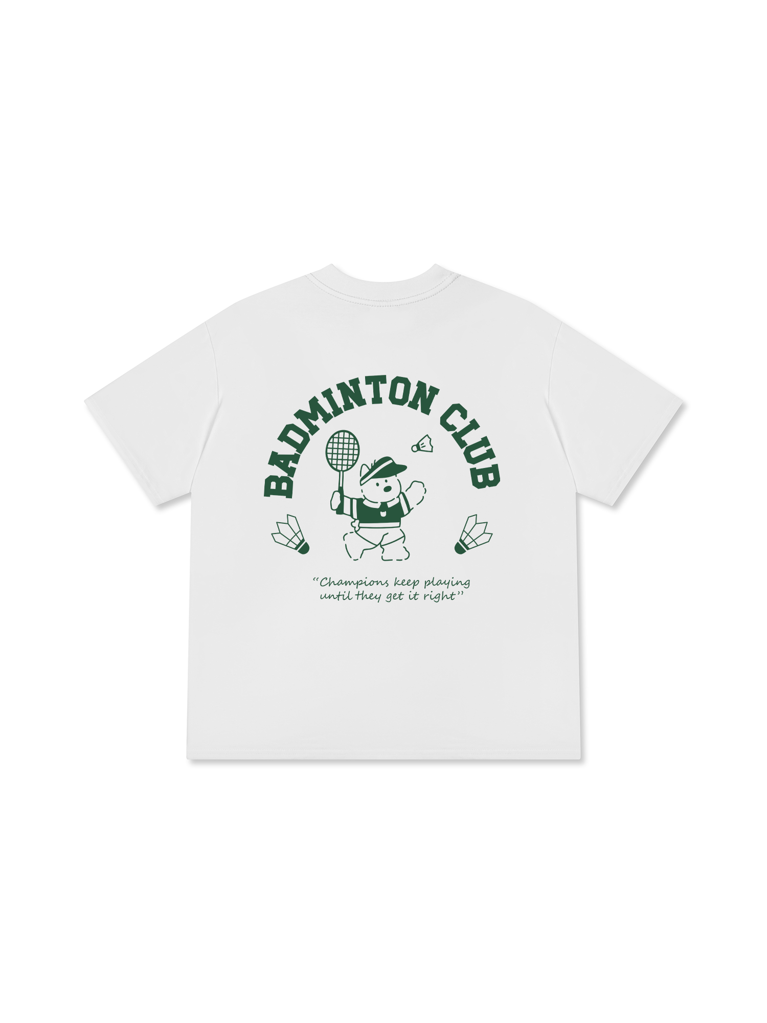 Áo Thun Relaxed Fit Badminton Club Green