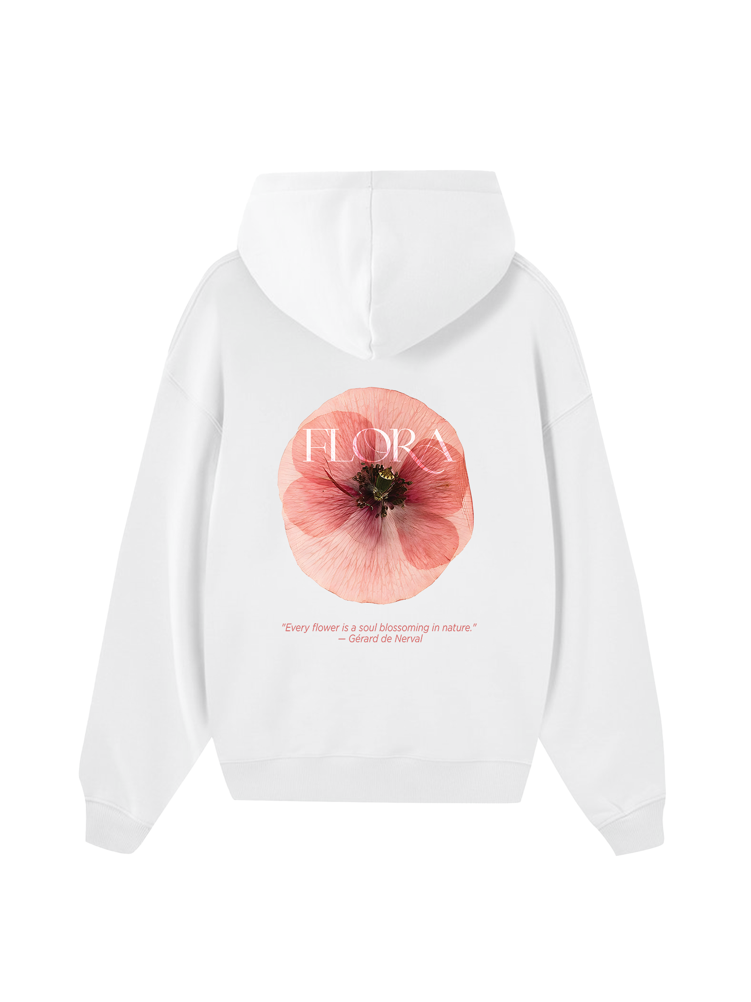 Floral Quote Hoodie
