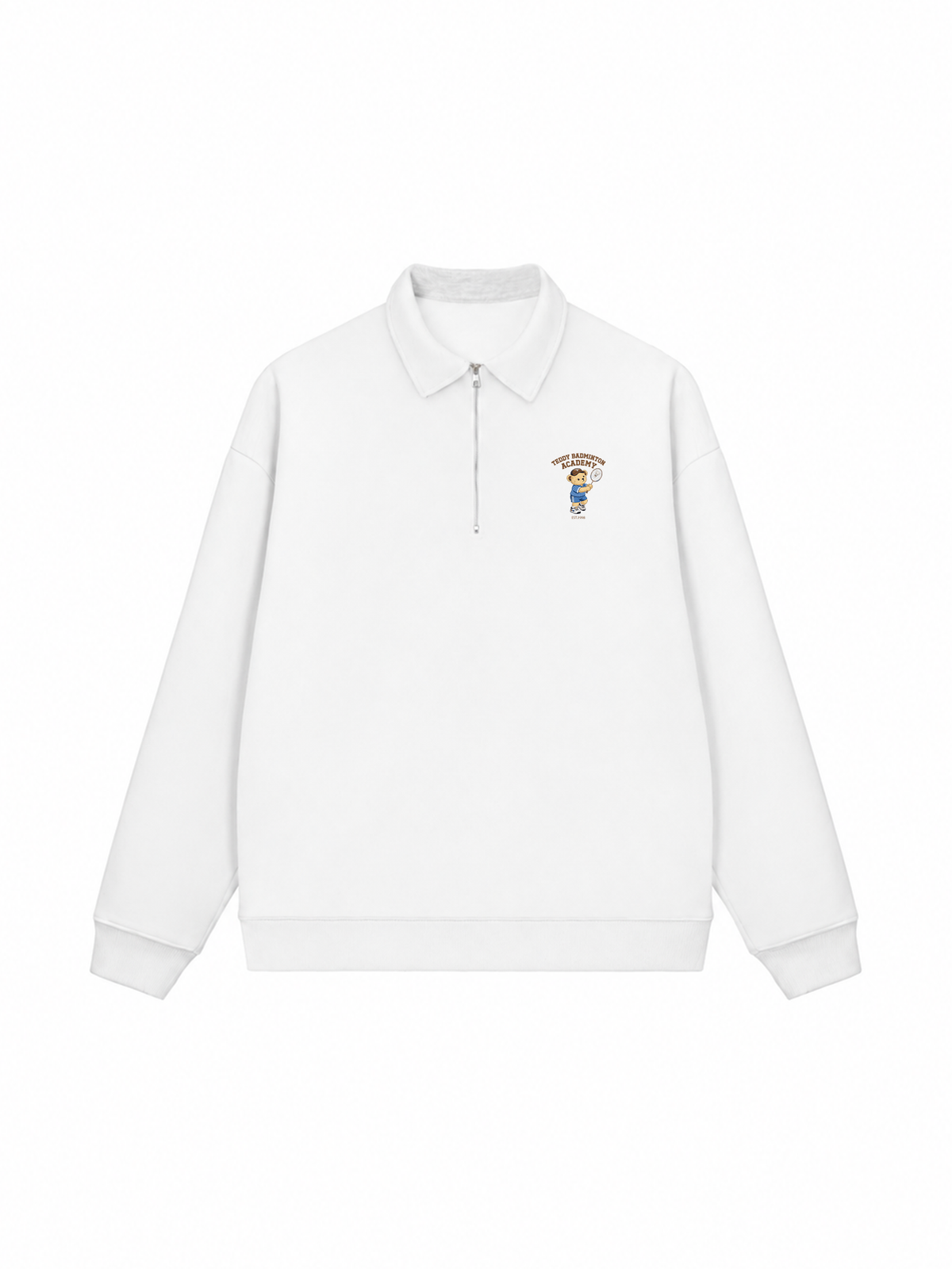 Áo Sweater Polo Nỉ Hai Da Badminton Academy