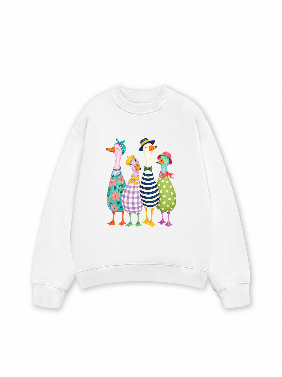 Áo Sweater Nỉ Hai Da Farm Duck Group