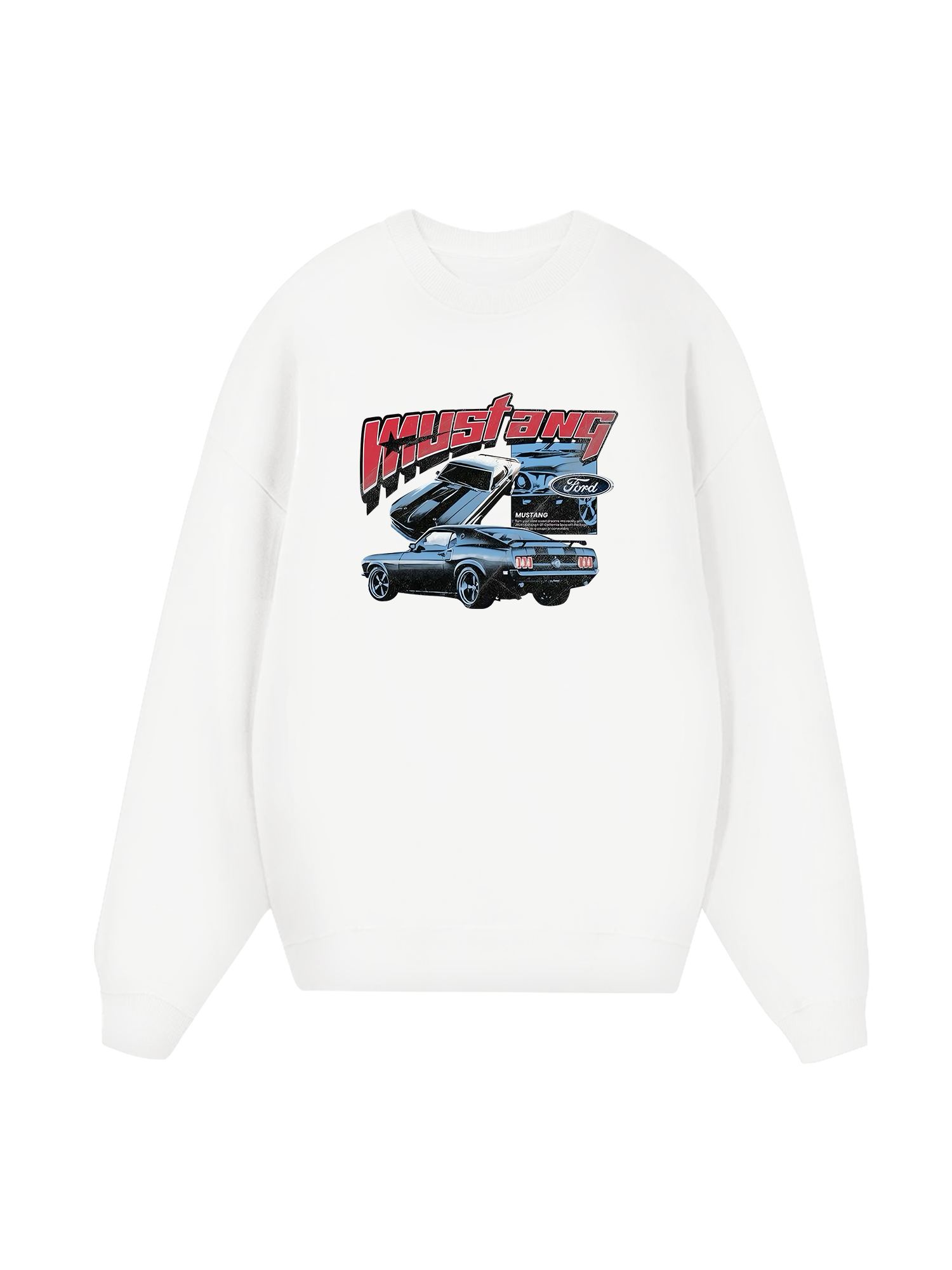 Ford Vintage Blue Sweater