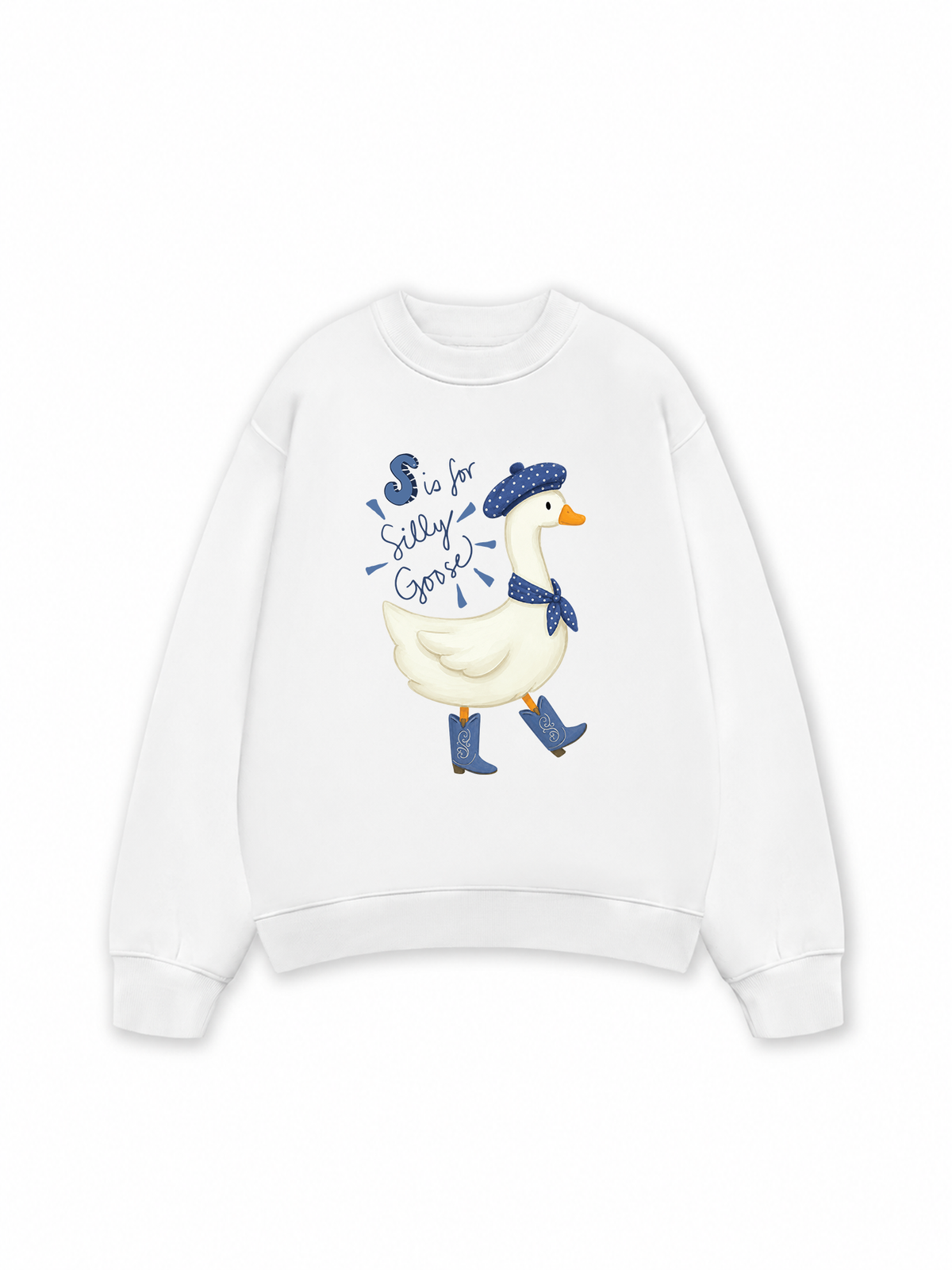 Áo Sweater Nỉ Hai Da Farm Silly Goose