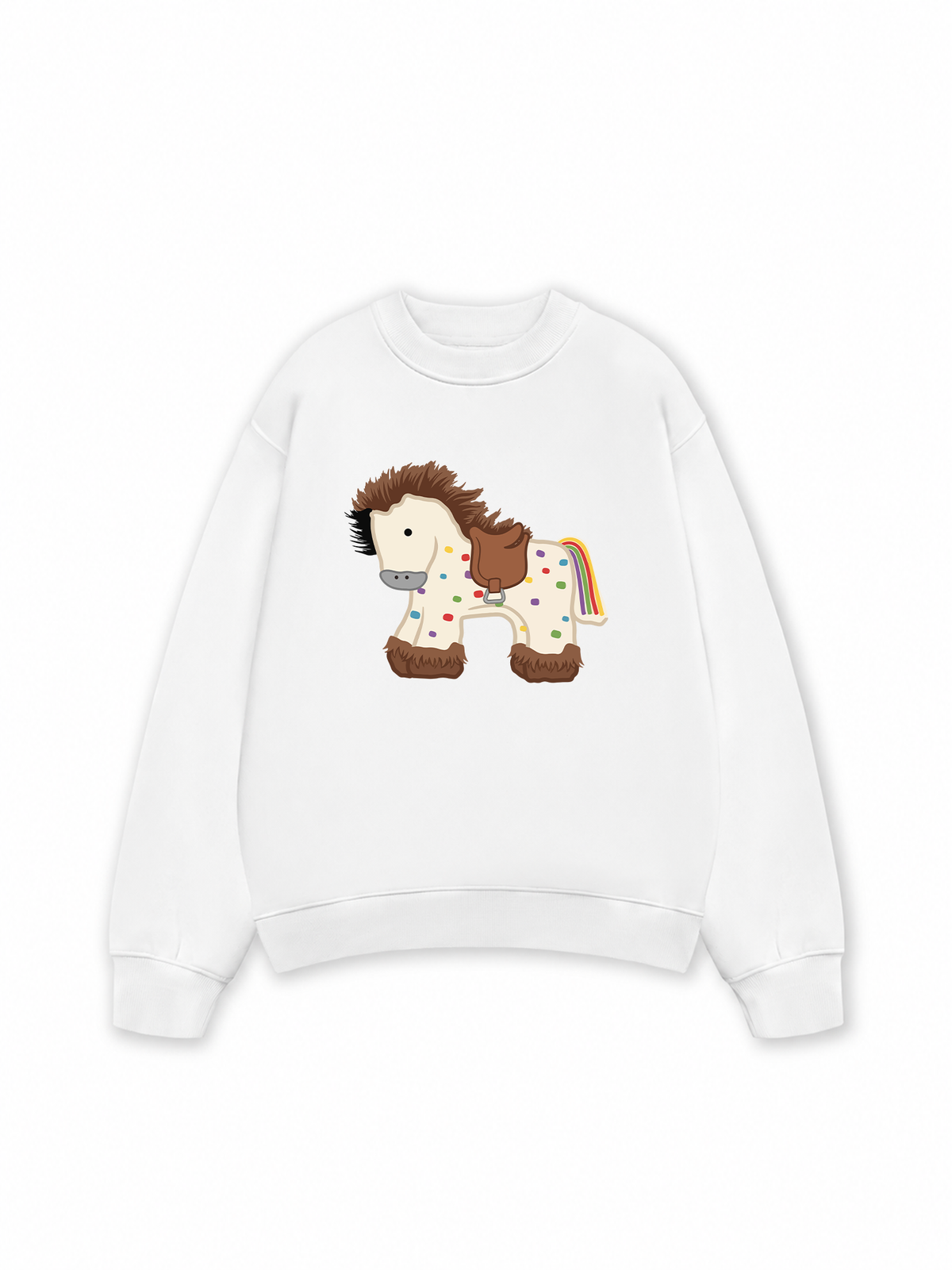 Áo Sweater Nỉ Hai Da Dotty Mood Rainbow Tail Pony