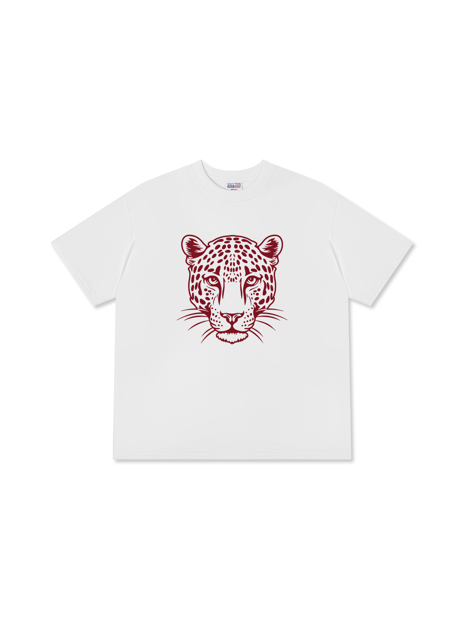 Áo Thun Relaxed Fit Urban Leopard Feline Face